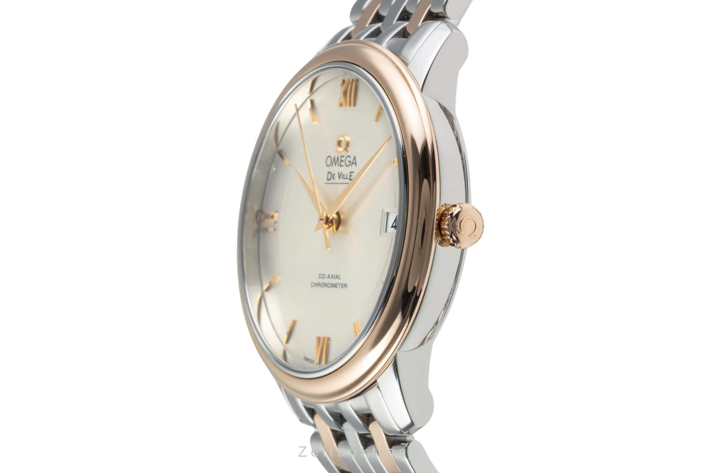 Omega De Ville steel / gold automatic unisex 424.20.37.20.02.002 LP: 9900EUR  [2402962] - Image 6