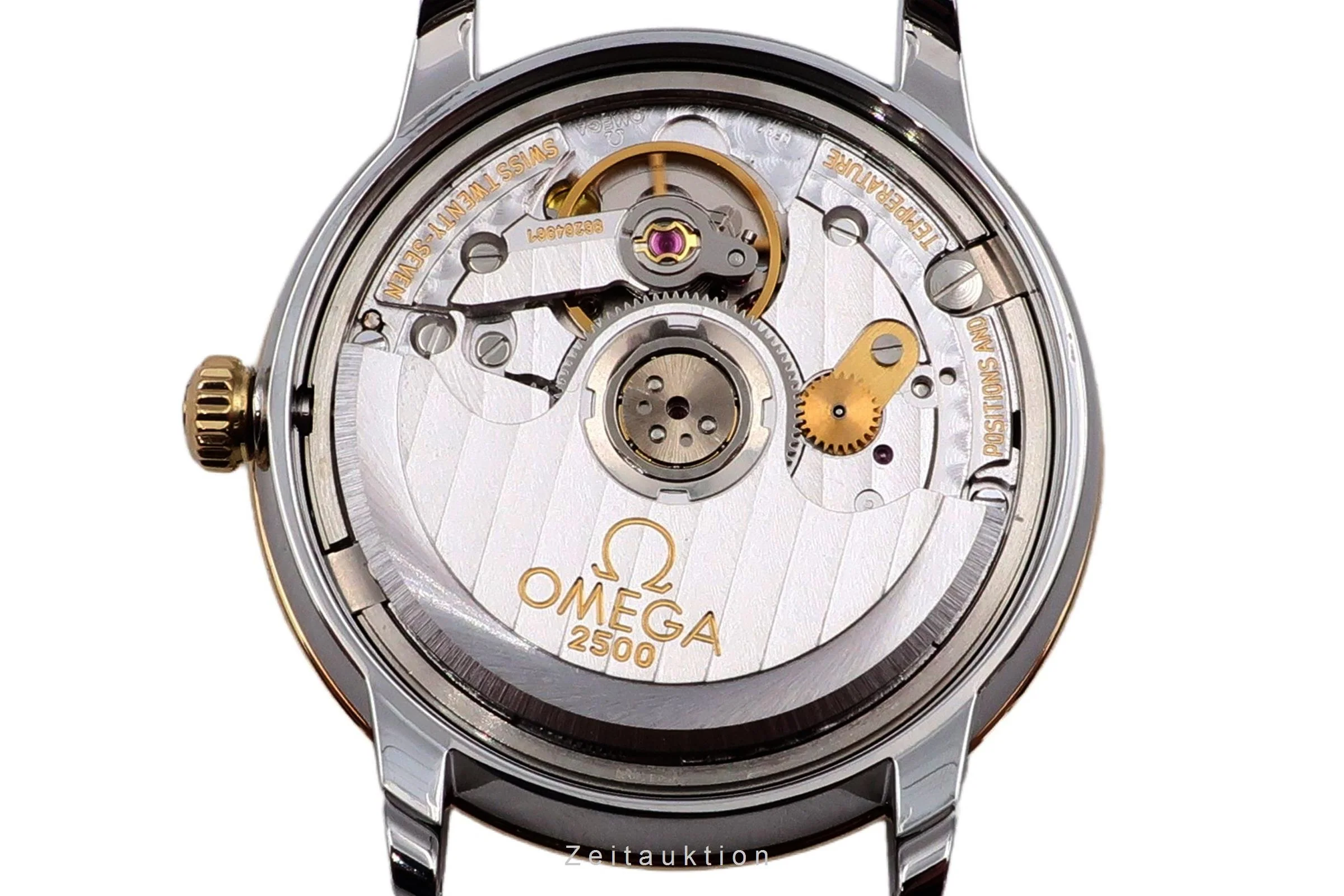 Omega De Ville steel / gold automatic women's watch 424.20.33.20.05.001 LP: 6700EUR  [2504615] - Image 15