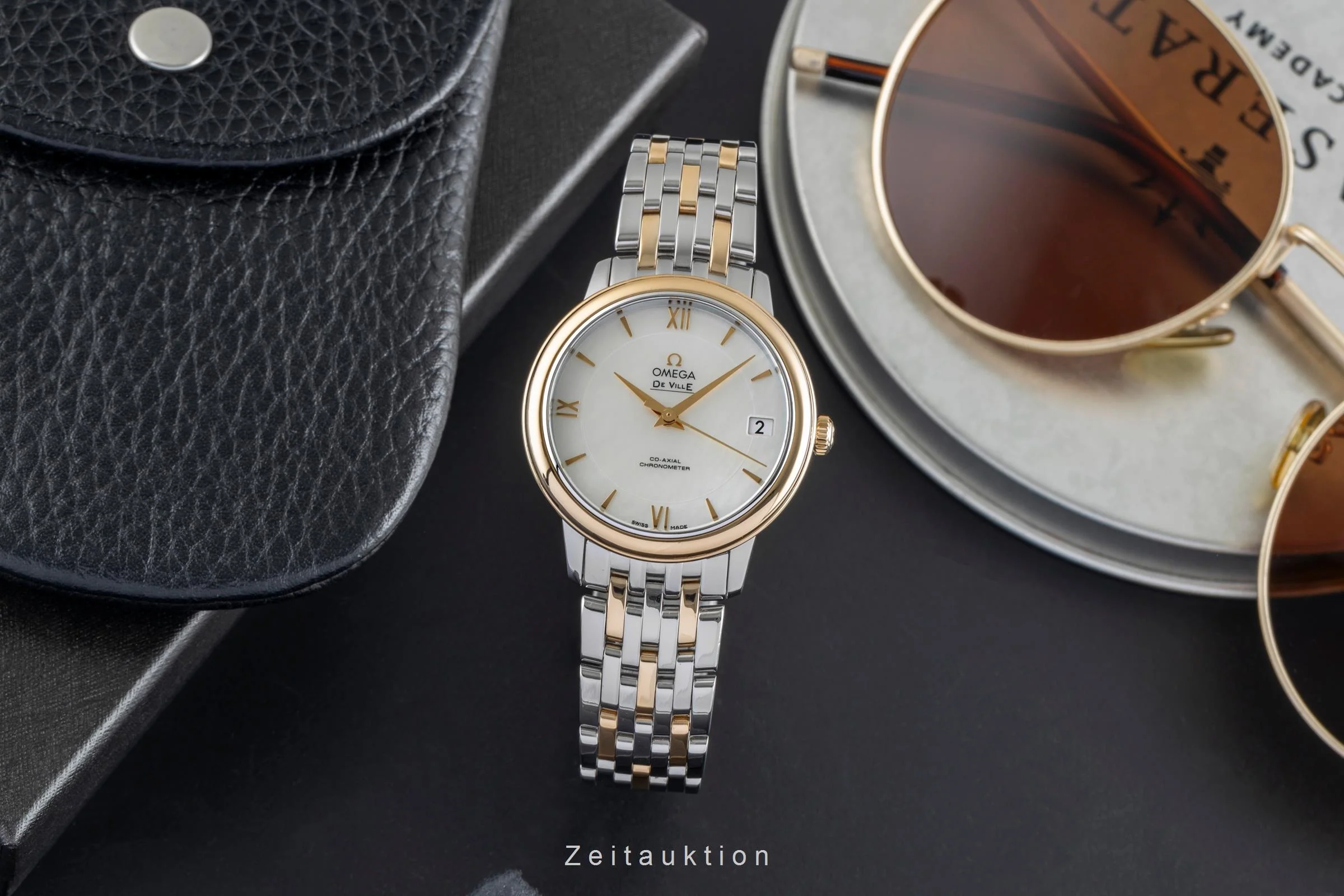 Omega De Ville steel / gold automatic women's watch 424.20.33.20.05.001 LP: 6700EUR  [2504615] - Image 4