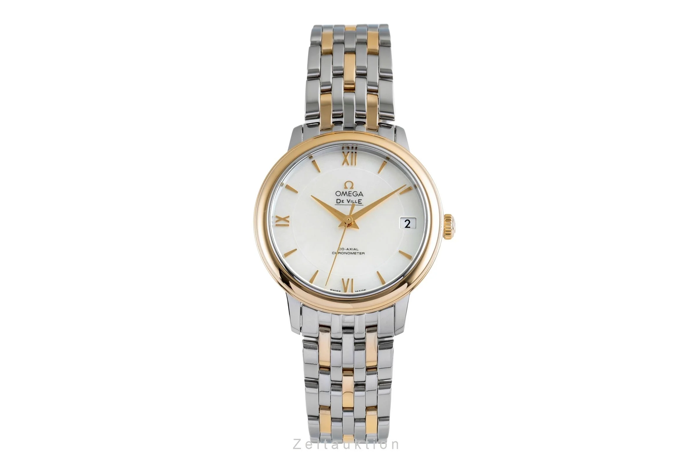 Omega De Ville steel / gold automatic women's watch 424.20.33.20.05.001 LP: 6700EUR  [2504615] - Image 5