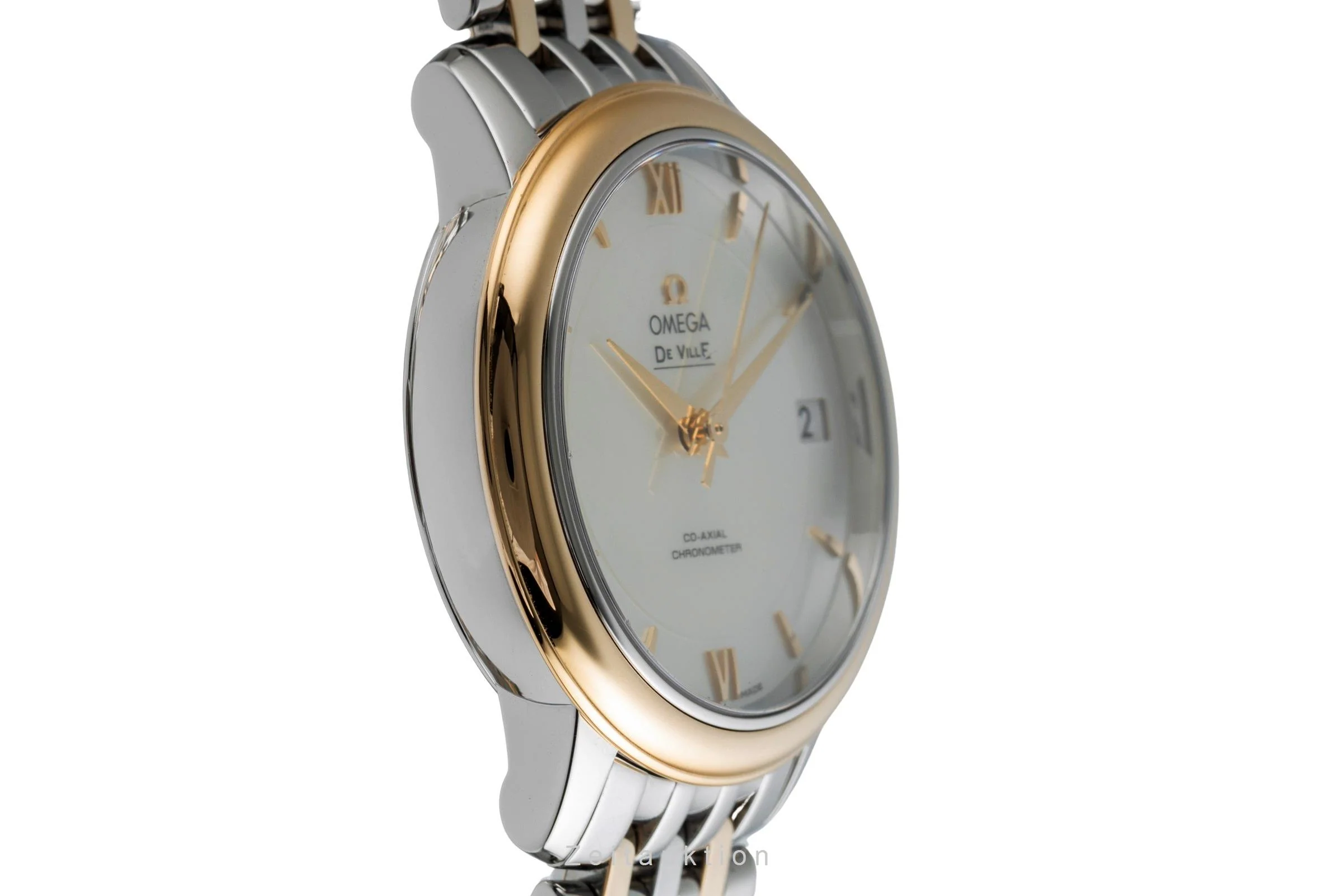 Omega De Ville steel / gold automatic women's watch 424.20.33.20.05.001 LP: 6700EUR  [2504615] - Image 8
