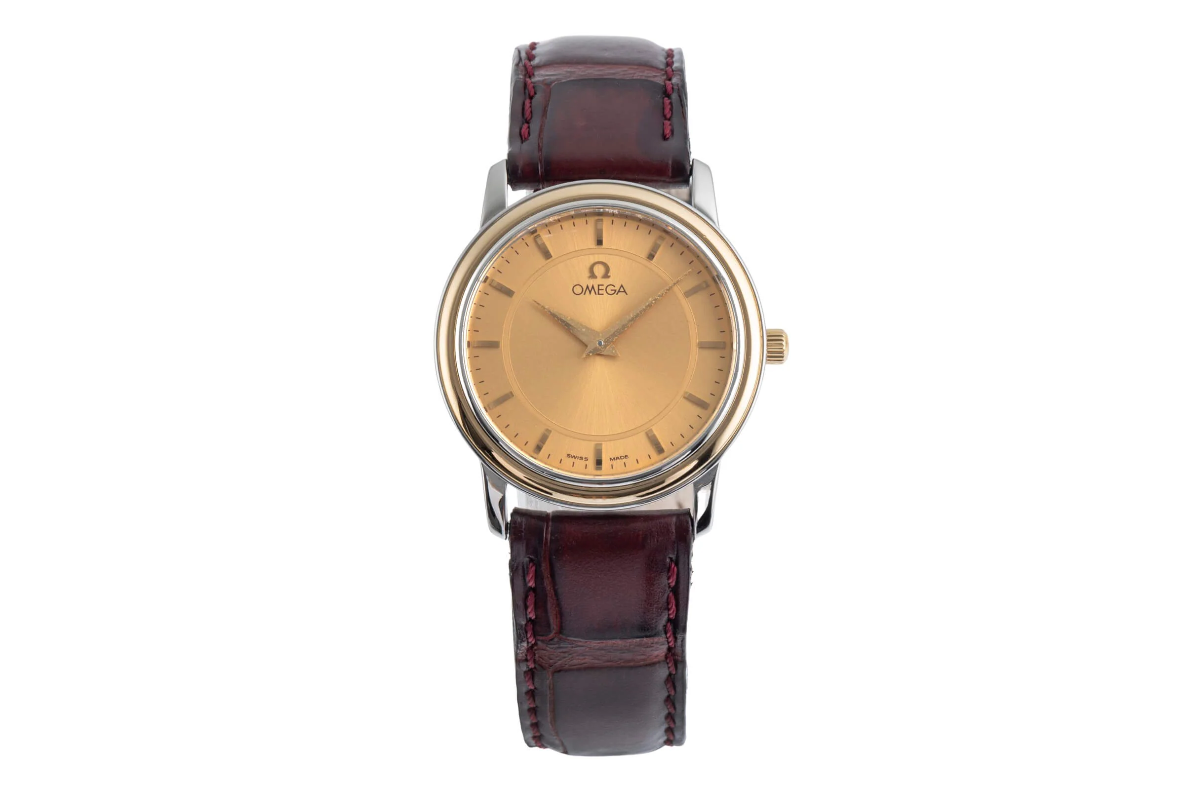 Omega De Ville steel / gold quartz women's watch 959.1150  [2502372] - Image 5