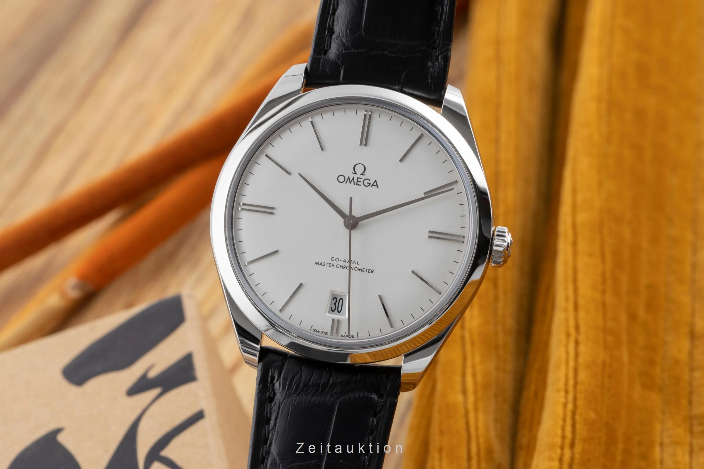 Omega De Ville steel manual winding men's watch 435.13.40.21.02.001 LP: 7700EUR  [2503402] - Image 2
