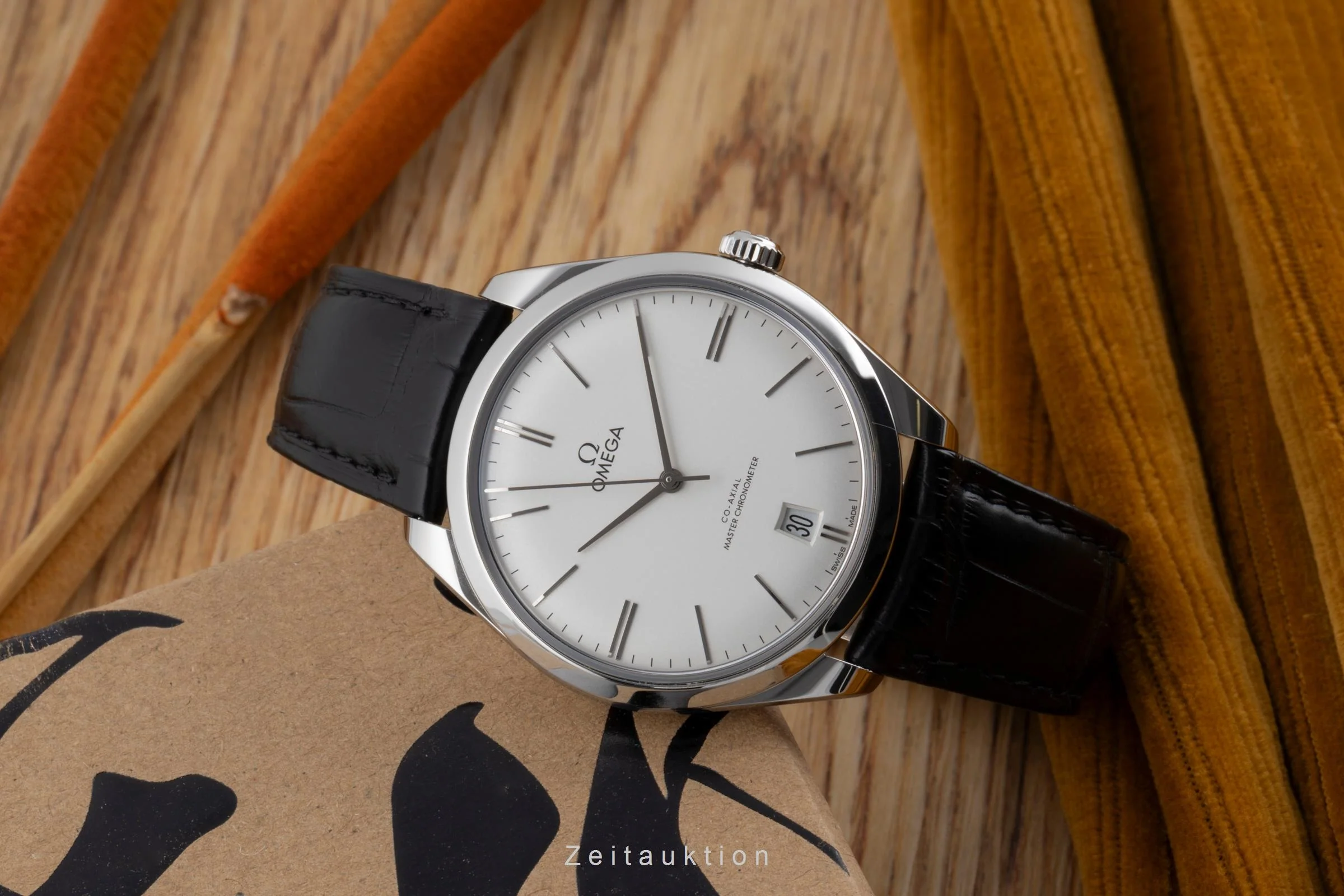 Omega De Ville steel manual winding men's watch 435.13.40.21.02.001 LP: 7700EUR  [2503402] - Image 3