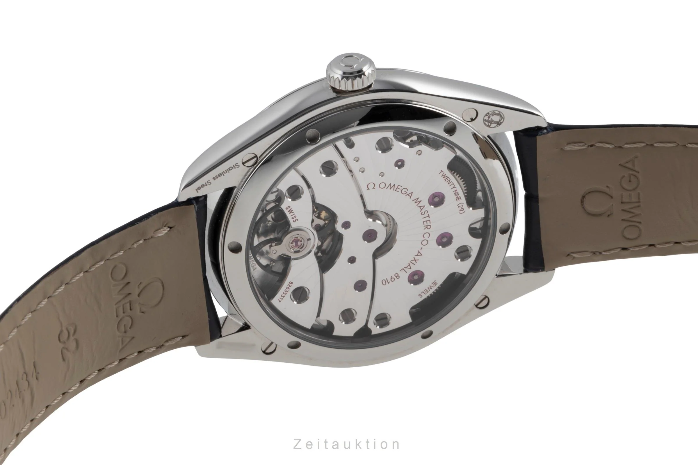 Omega De Ville steel manual winding men's watch 435.13.40.21.03.001 LP: 7700EUR  [2507513] - Image 12