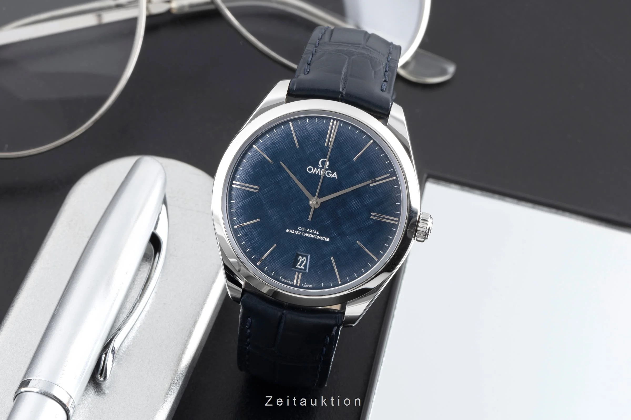 Omega De Ville steel manual winding men's watch 435.13.40.21.03.001 LP: 7700EUR  [2507513] - Image 4