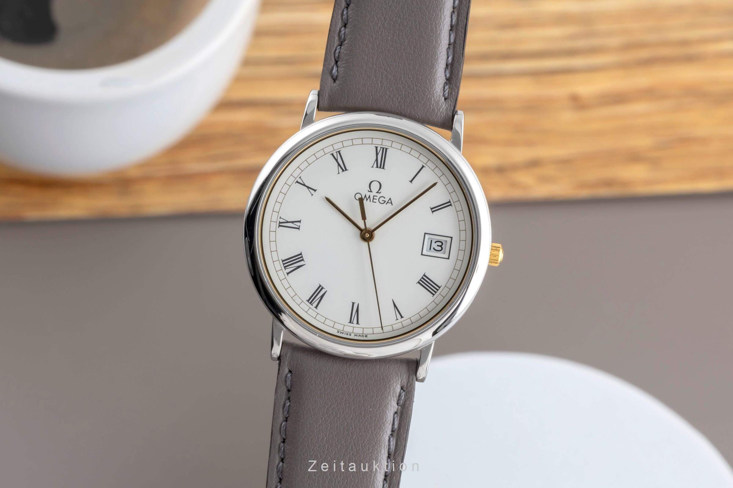 Omega De Ville steel quartz men's watch 196.0312.1  [2502115] - Image 2