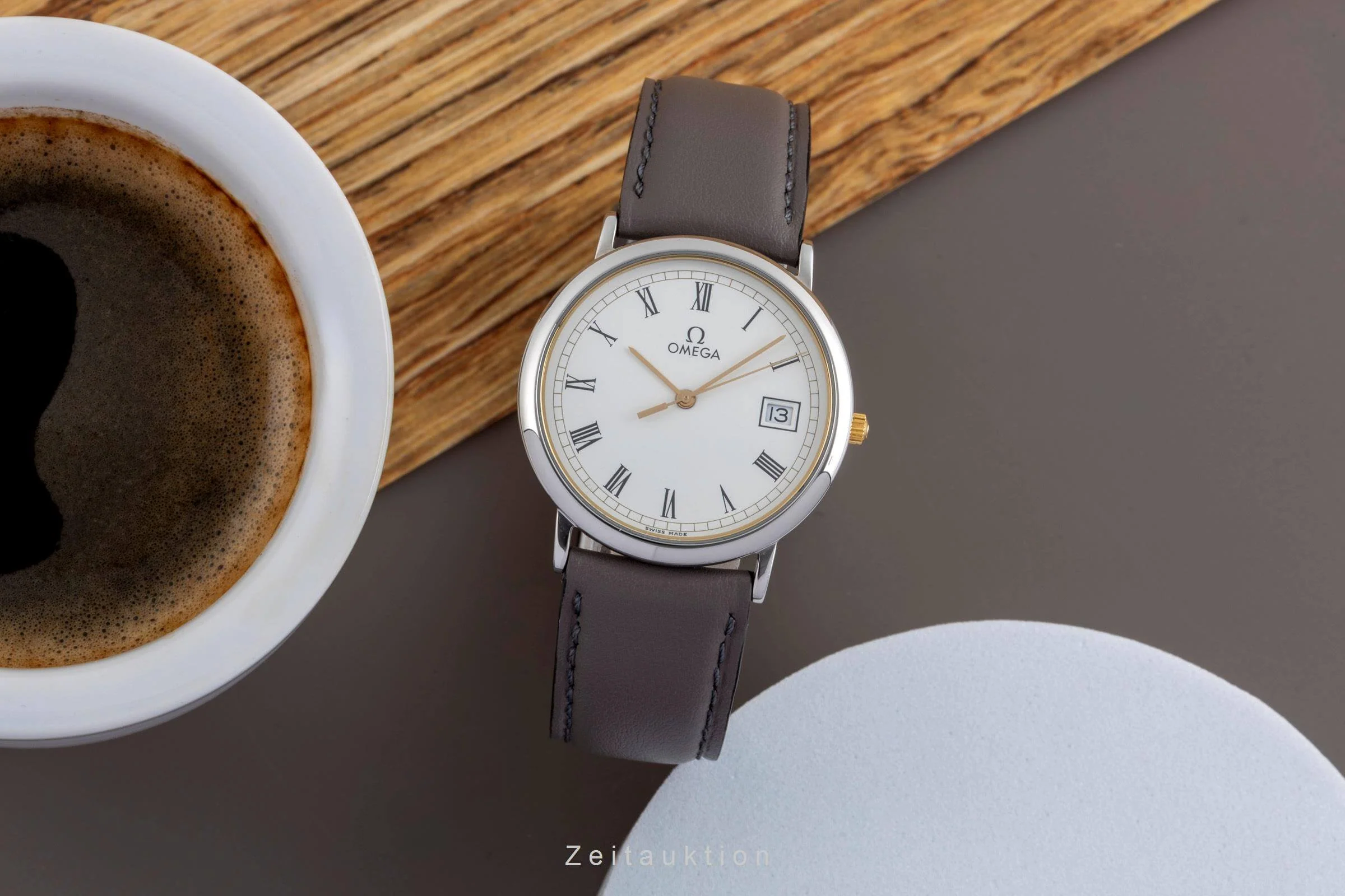 Omega De Ville steel quartz men's watch 196.0312.1  [2502115] - Image 4
