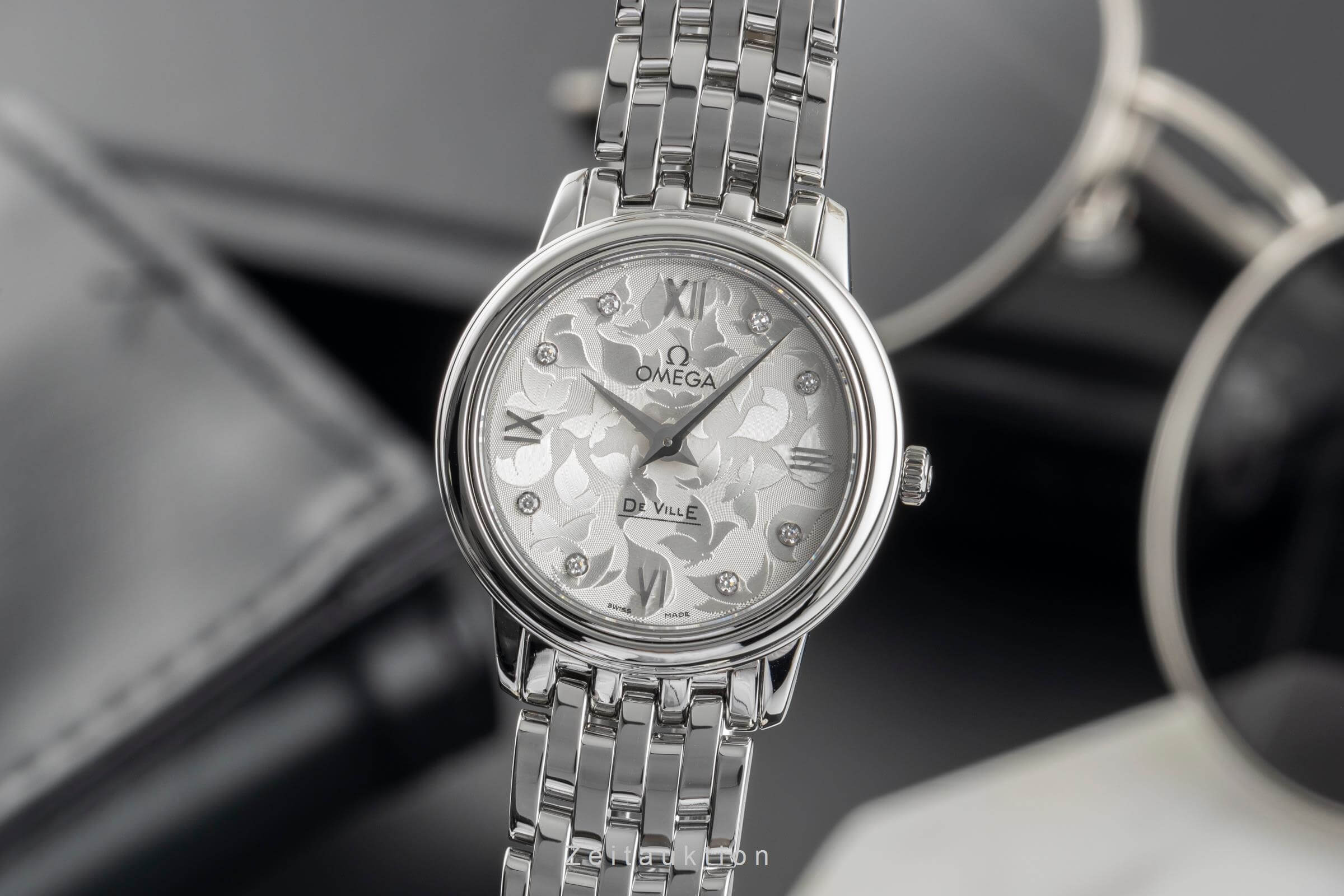 Omega De Ville steel quartz women's watch 424.10.27.60.52.001 LP: 3400EUR  [2501944] - Image 2