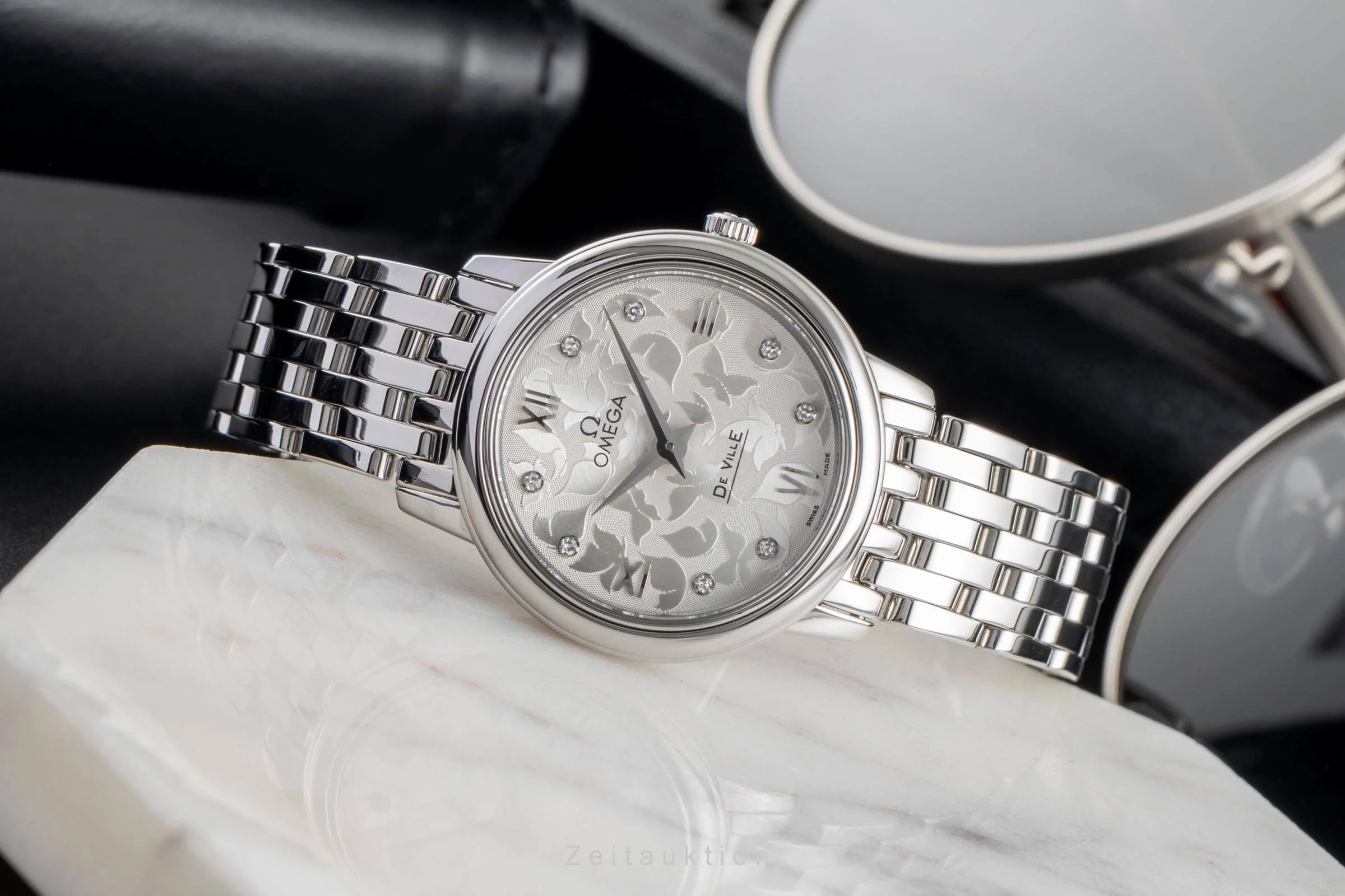 Omega De Ville steel quartz women's watch 424.10.27.60.52.001 LP: 3400EUR  [2501944] - Image 3