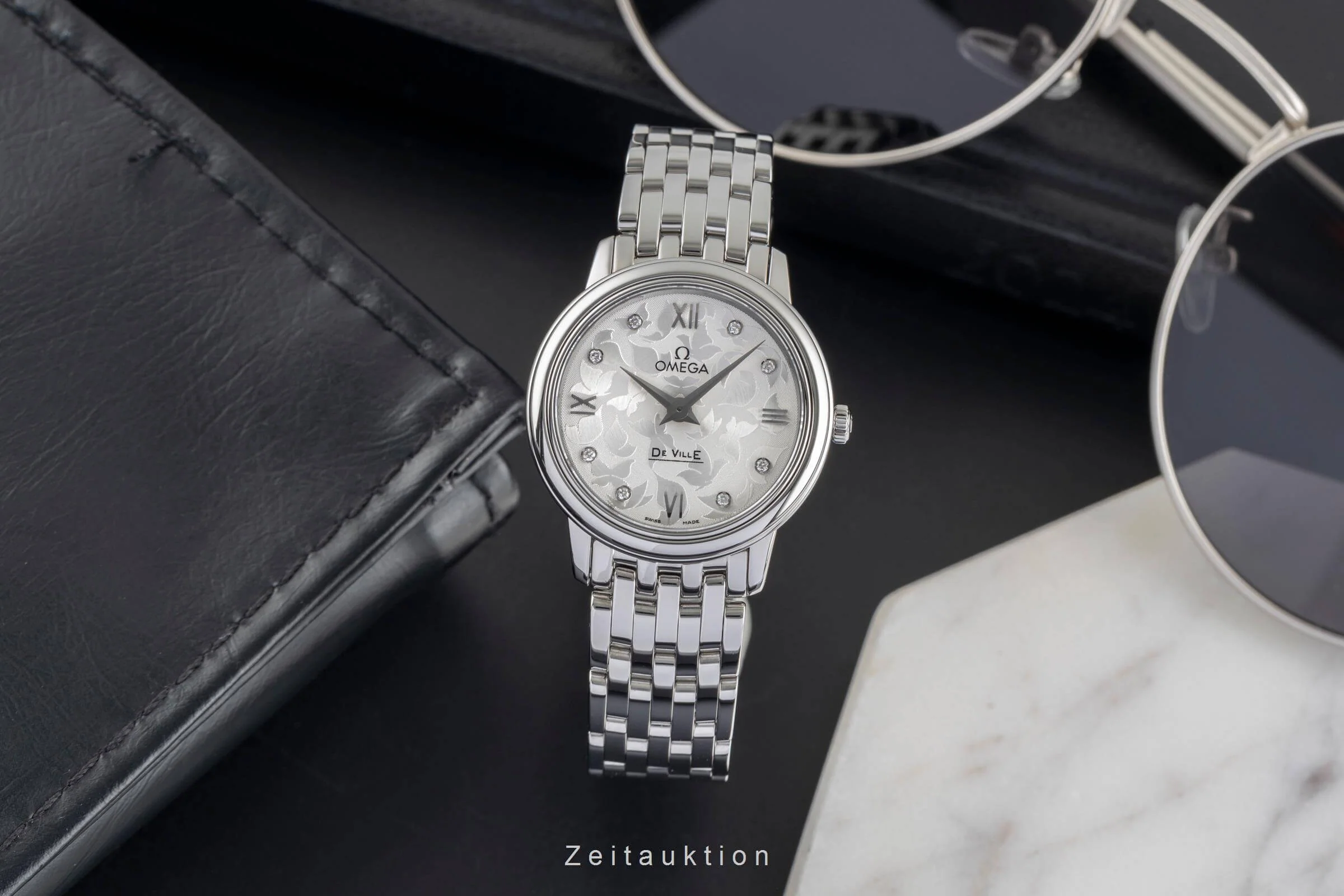 Omega De Ville steel quartz women's watch 424.10.27.60.52.001 LP: 3400EUR  [2501944] - Image 4