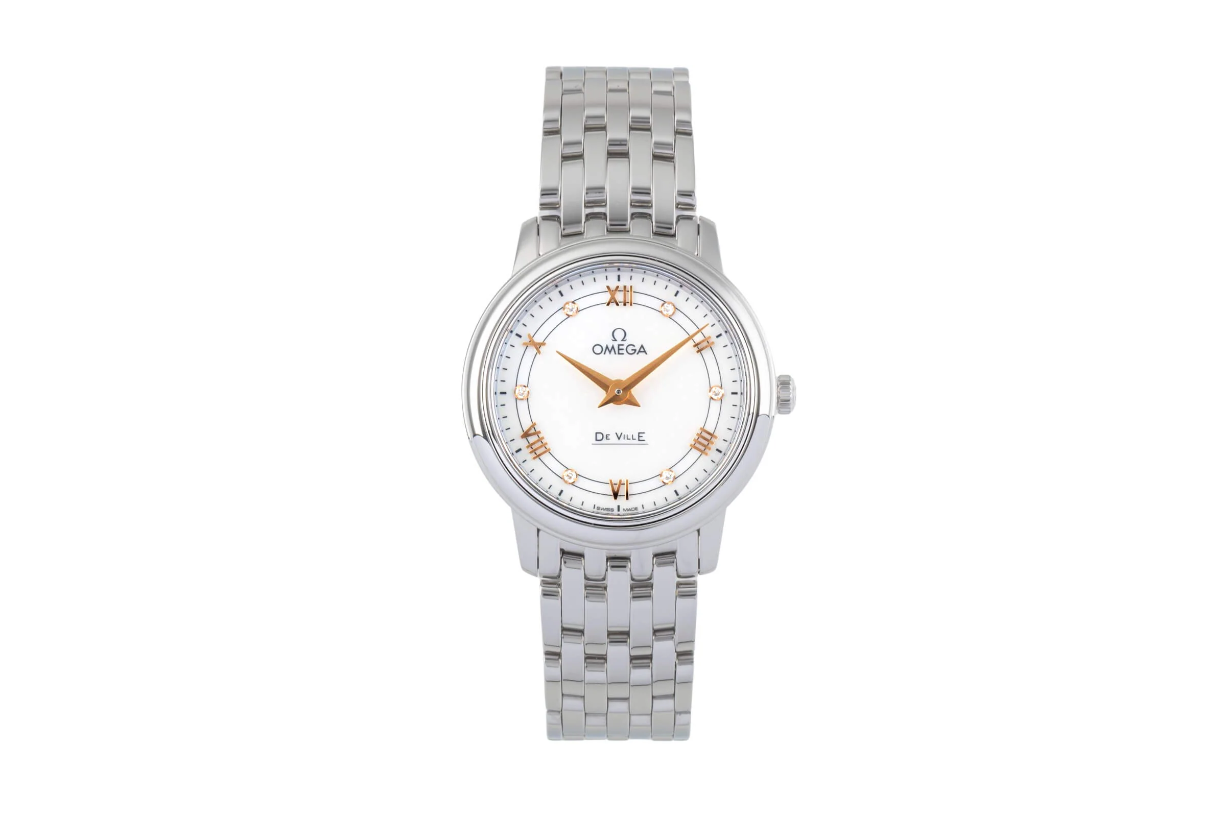 Omega De Ville steel quartz women's watch 424.10.27.60.55.001 LP: 3400EUR  [2404700] - Image 5