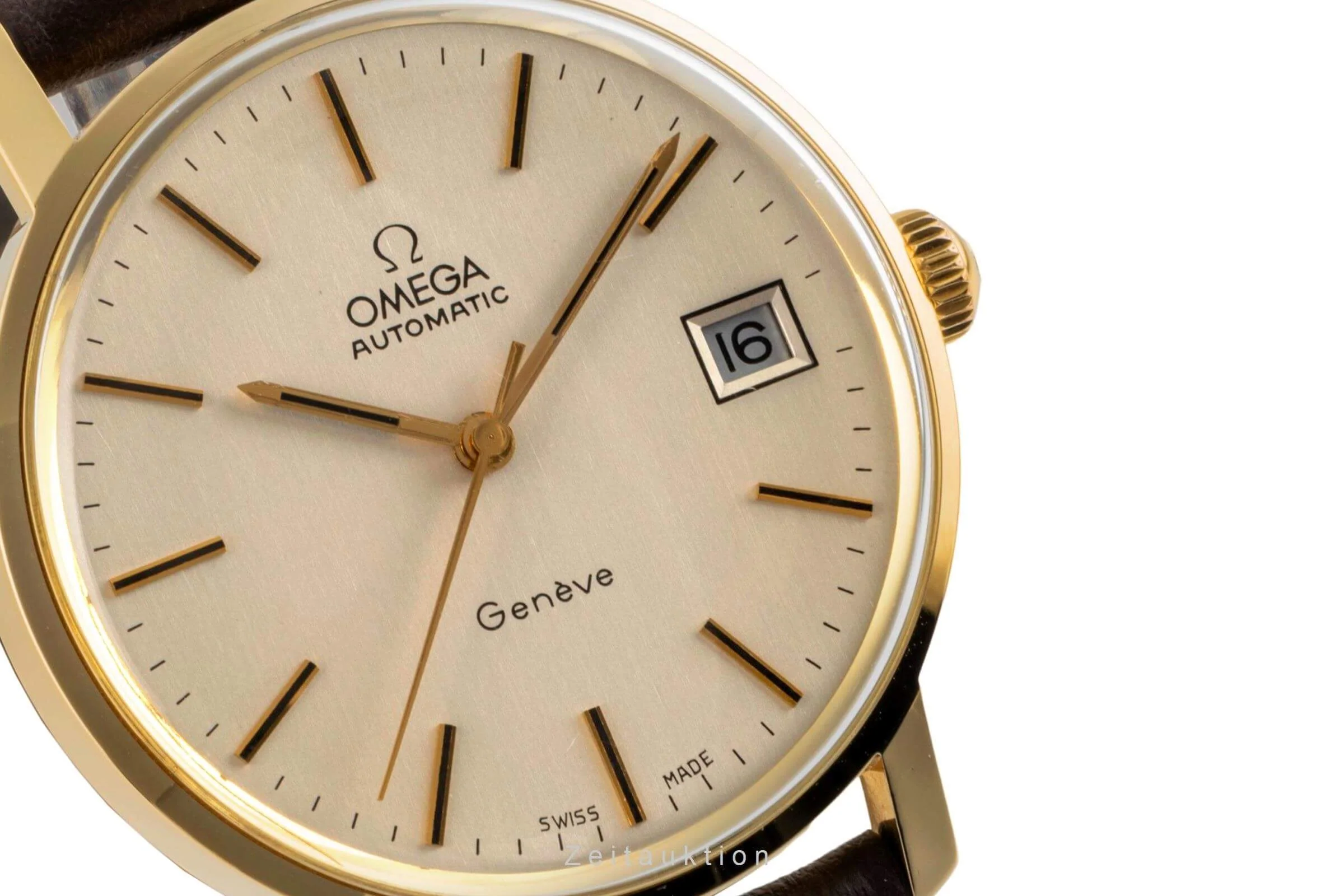 Omega Geneve 14 ct yellow gold automatic men's watch 166.7071  [2403220] - Image 11