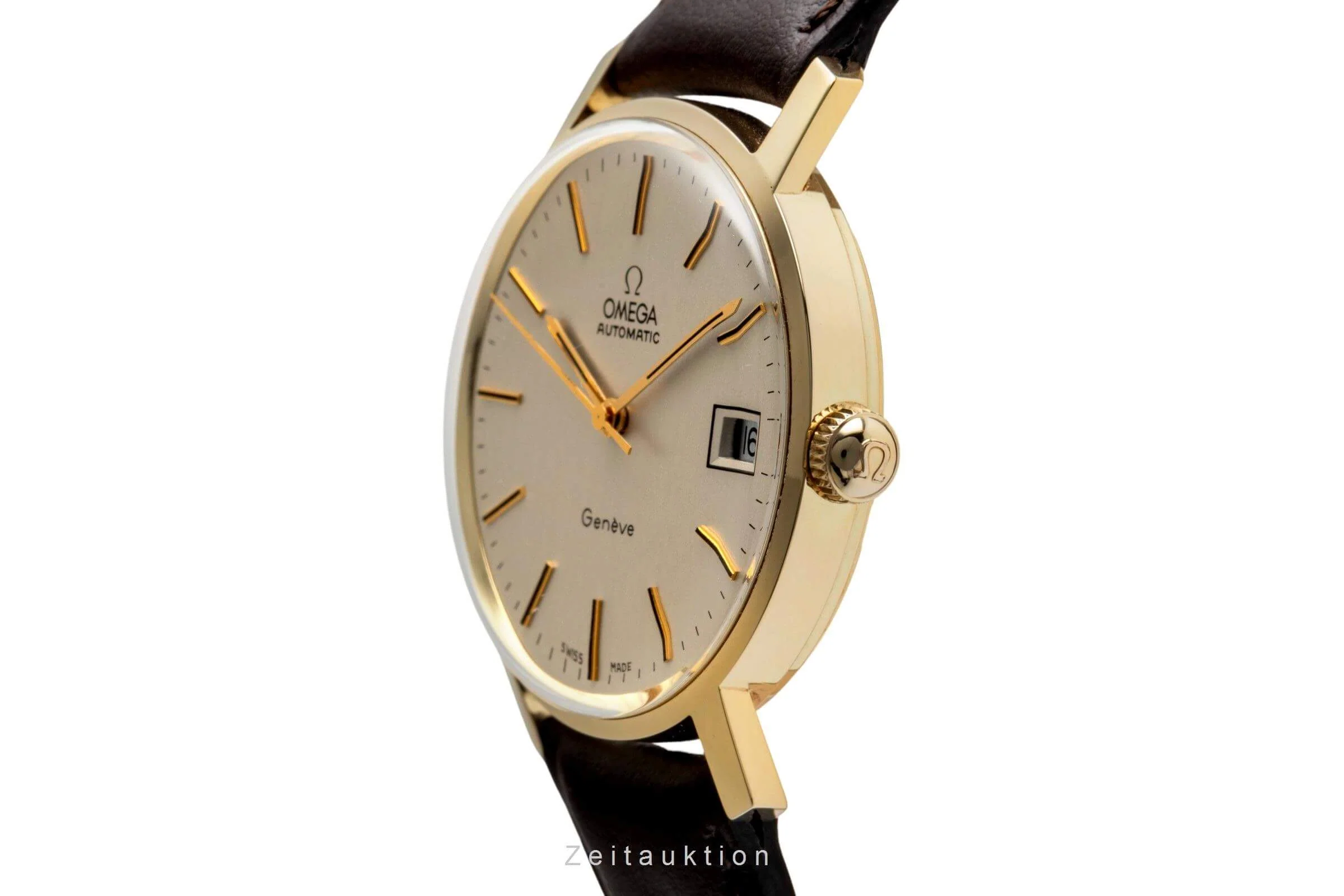 Omega Geneve 14 ct yellow gold automatic men's watch 166.7071  [2403220] - Image 6