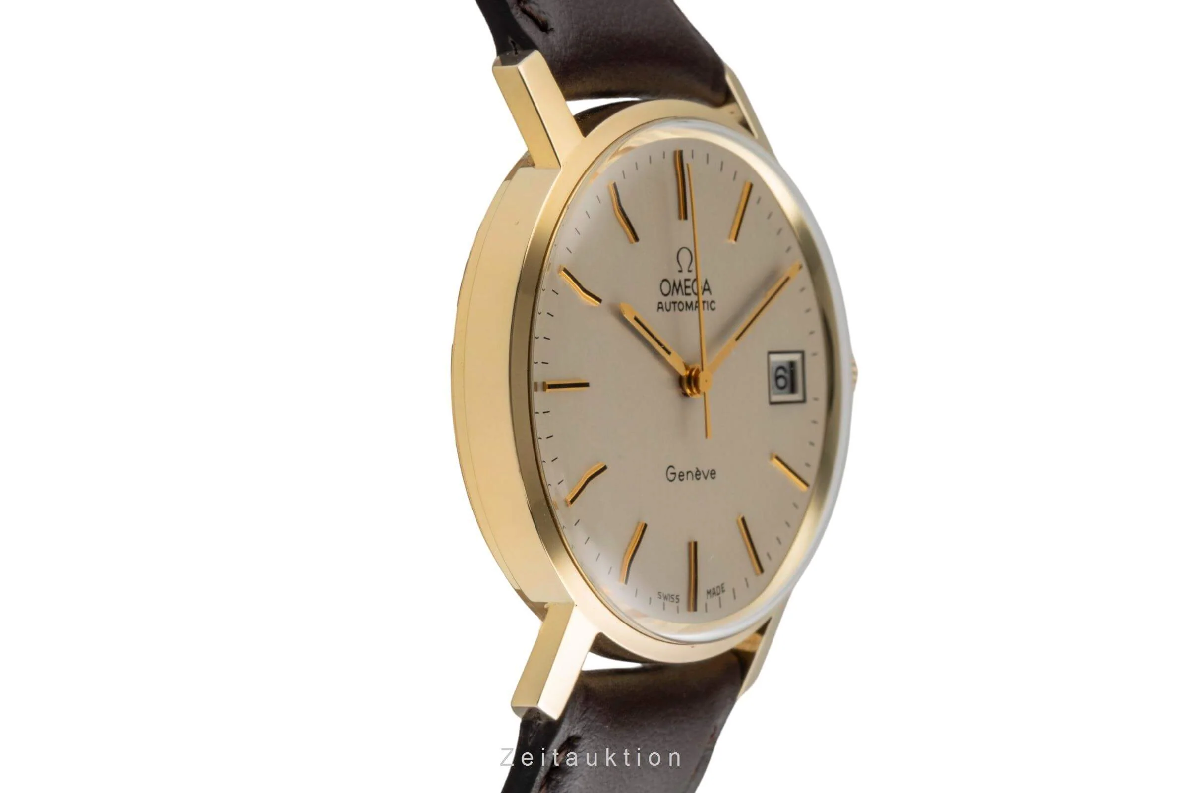 Omega Geneve 14 ct yellow gold automatic men's watch 166.7071  [2403220] - Image 7