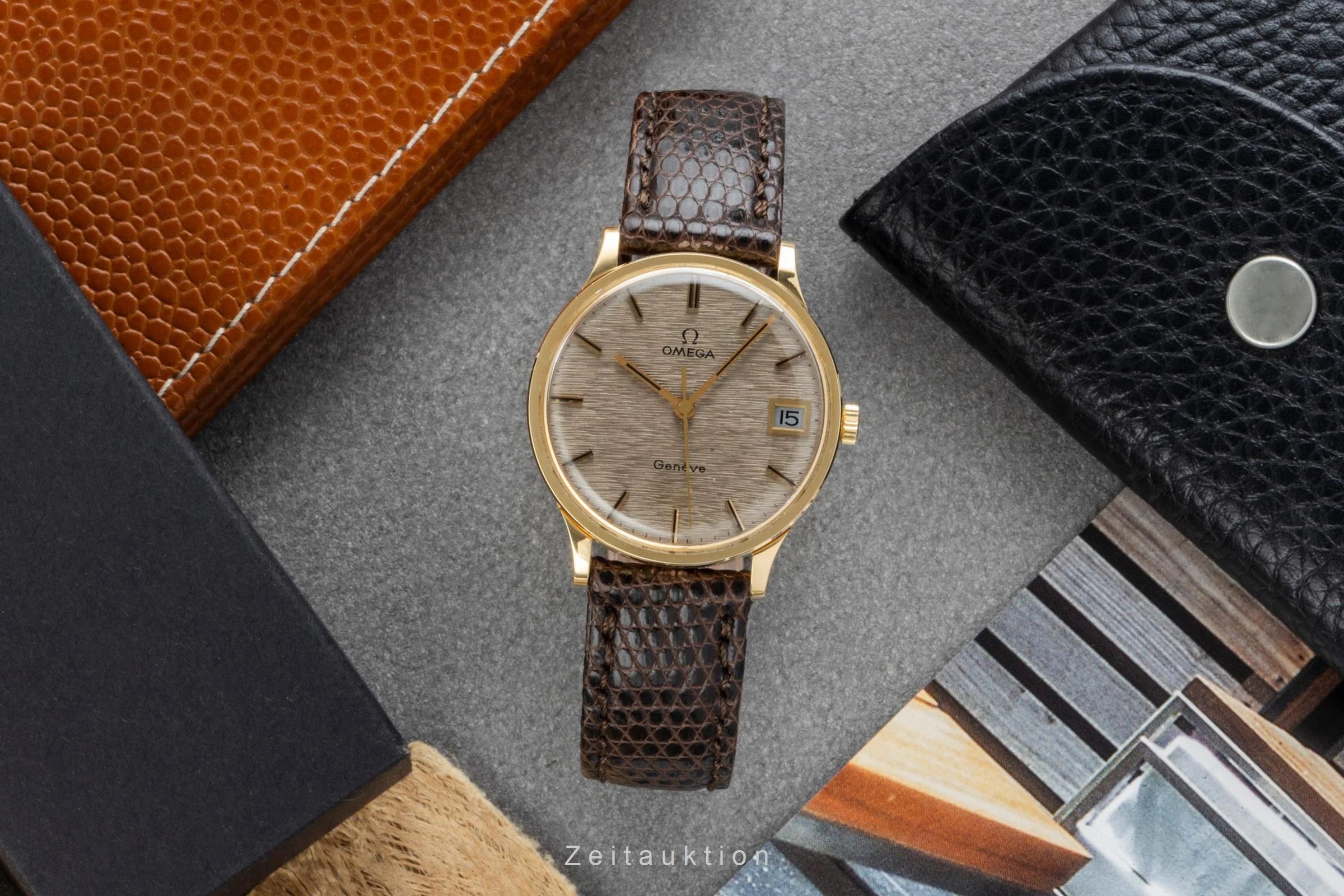 Omega Geneve 18 ct gold manual winding men's watch 132-90024 Vintage  [2401127] - Image 3