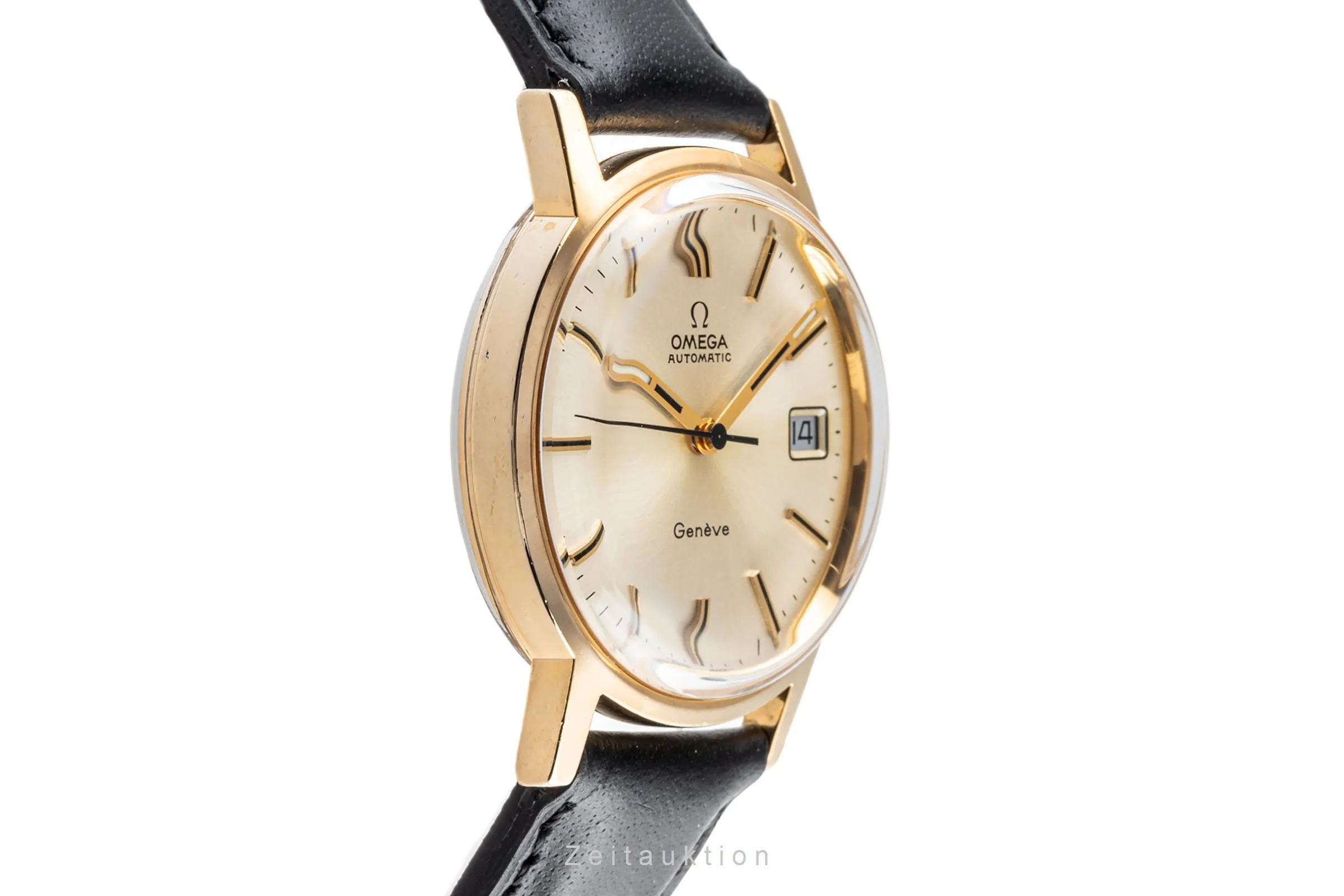 Omega Geneve gilt-brass automatic men's watch 166.0163  [2301773] - Image 6