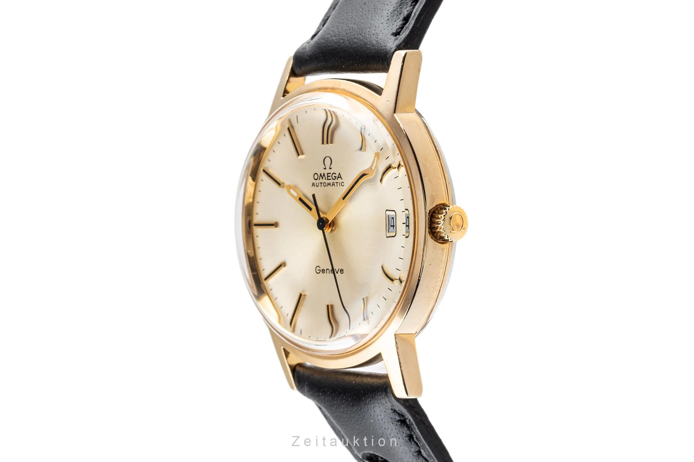 Omega Geneve gilt-brass automatic men's watch 166.0163  [2301773] - Image 7