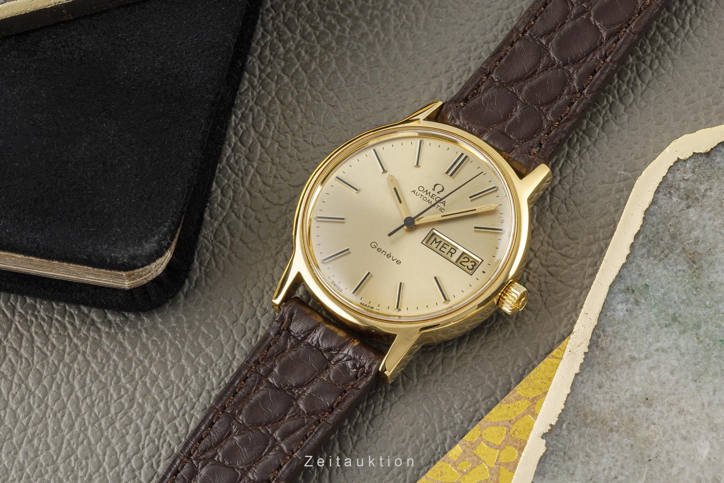 Omega Geneve gold-plated automatic men's watch 166.0117  [2207178] - Image 3