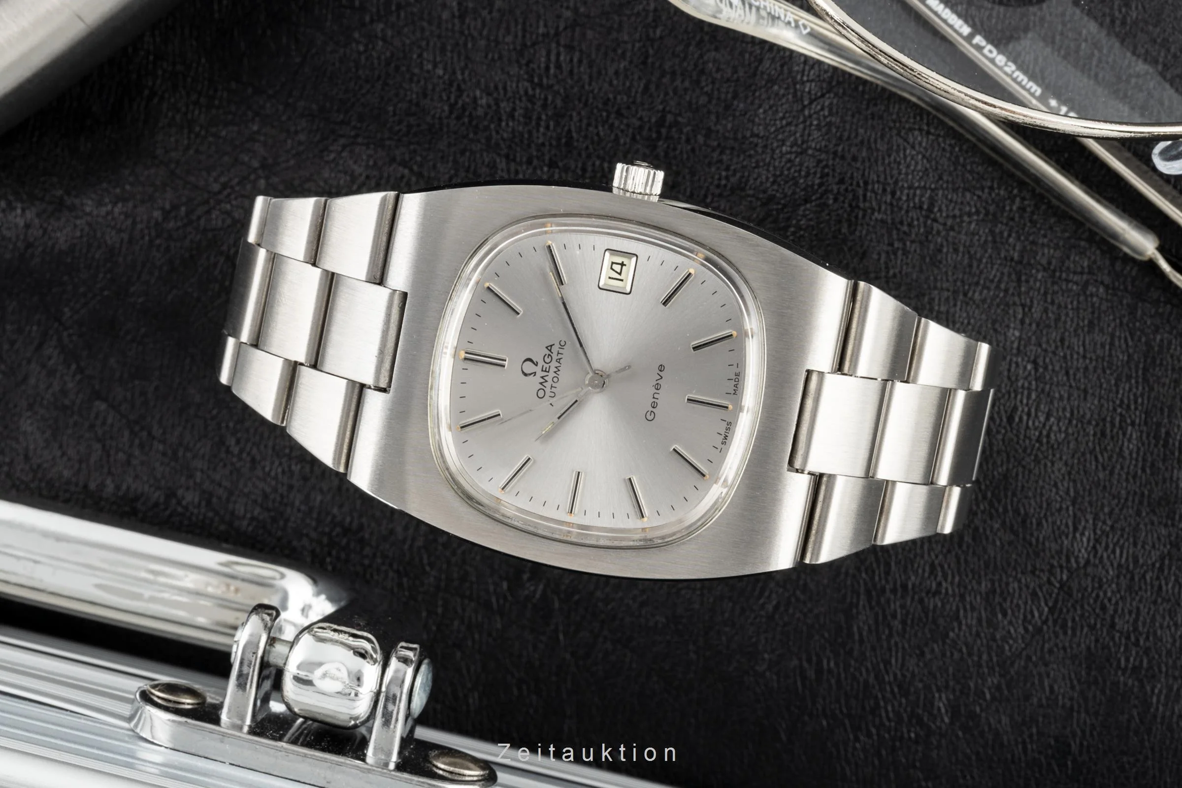 Omega Geneve steel automatic men's watch 166.0191, 366.0835 Vintage  [2204366] - Image 2