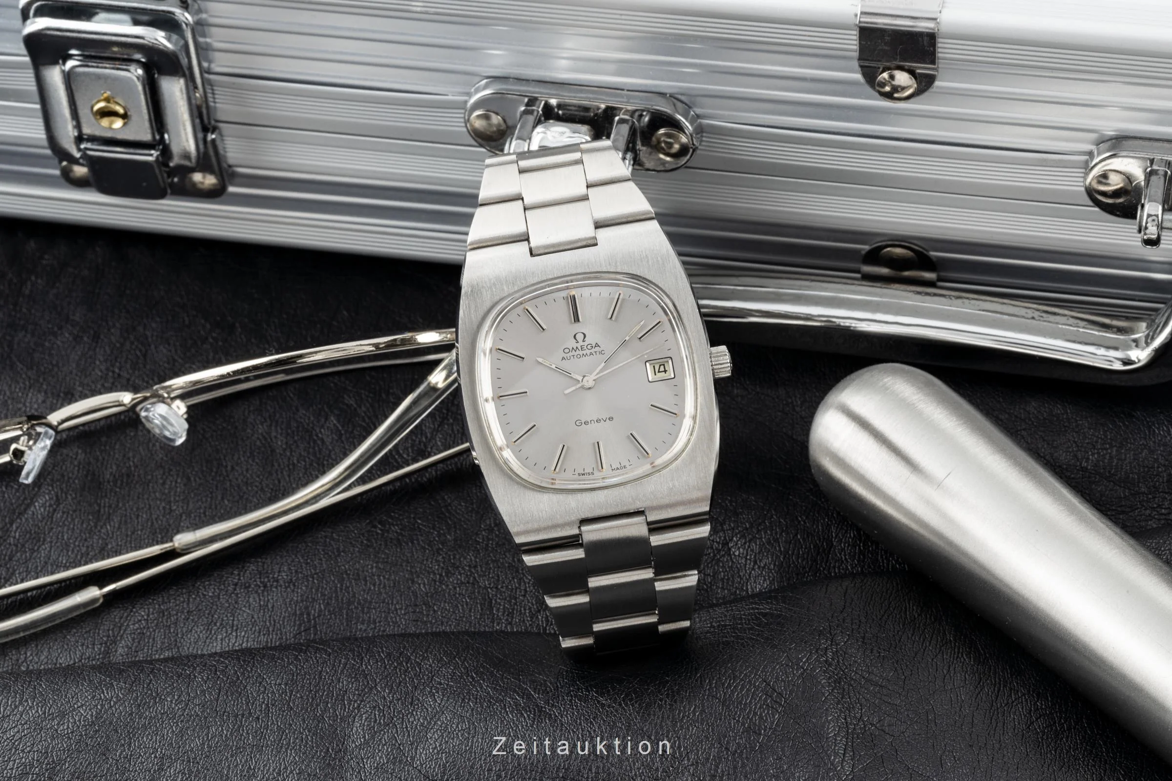 Omega Geneve steel automatic men's watch 166.0191, 366.0835 Vintage  [2204366] - Image 3