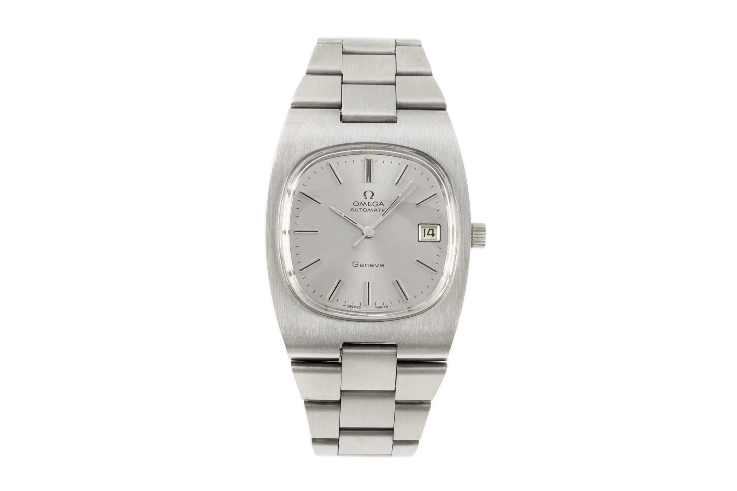 Omega Geneve steel automatic men's watch 166.0191, 366.0835 Vintage  [2204366] - Image 4
