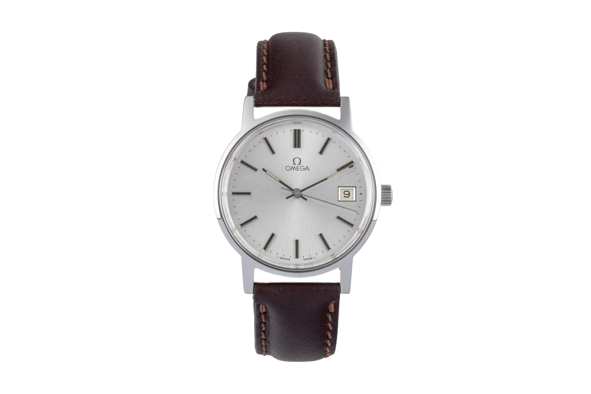 Omega Geneve steel manual winding men's watch 136.0104 Vintage  [2404451] - Image 4