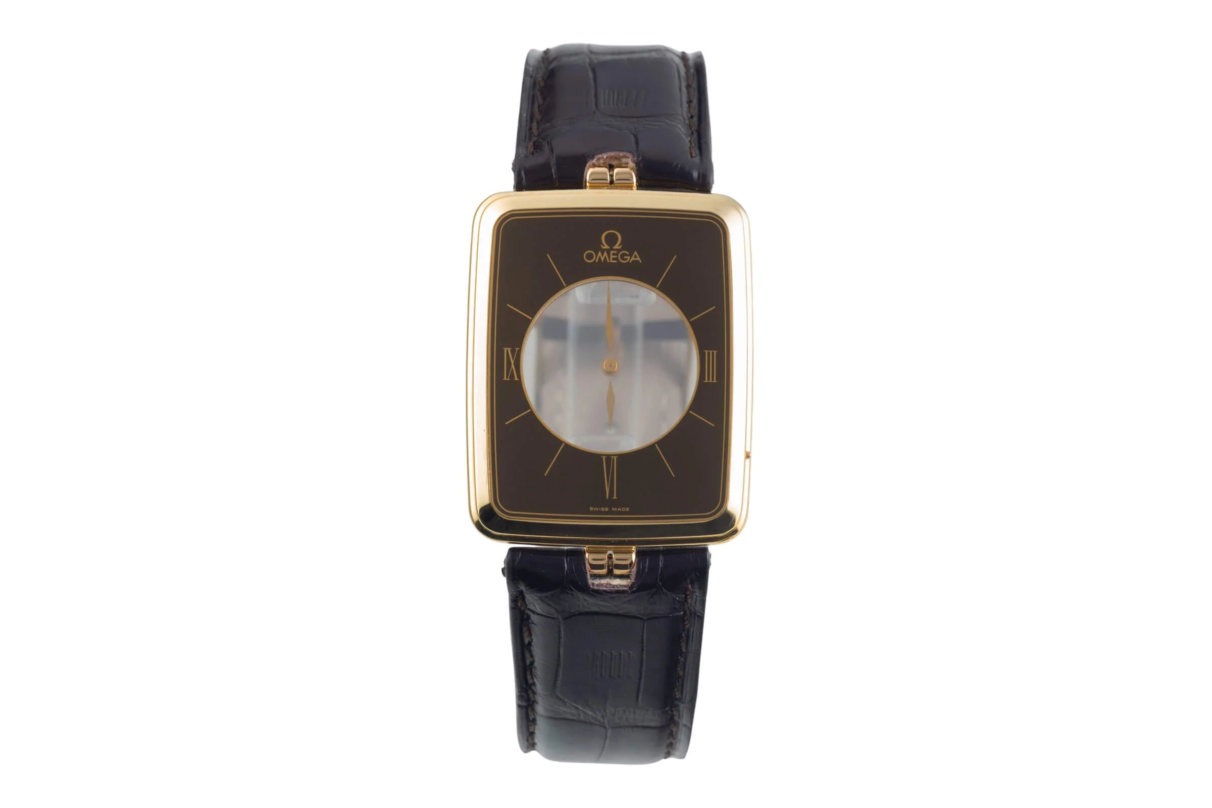 Omega La Magique 18 ct gold quartz men's watch 191.8523Z Vintage  [2500428] - Image 5