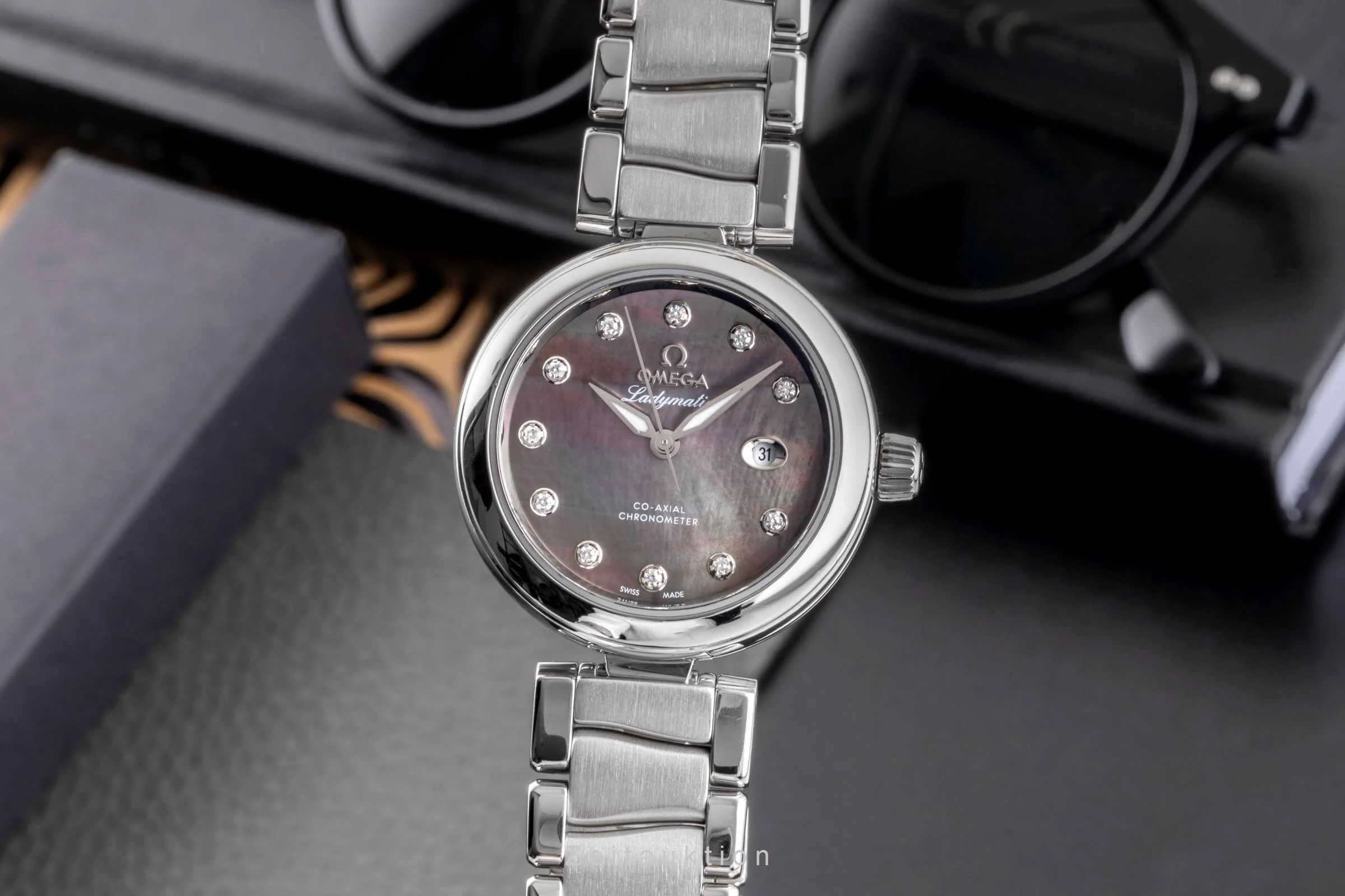 Omega Ladymatic steel automatic women's watch 425.30.34.20.57.004 LP: 9500EUR  [2500184] - Image 2