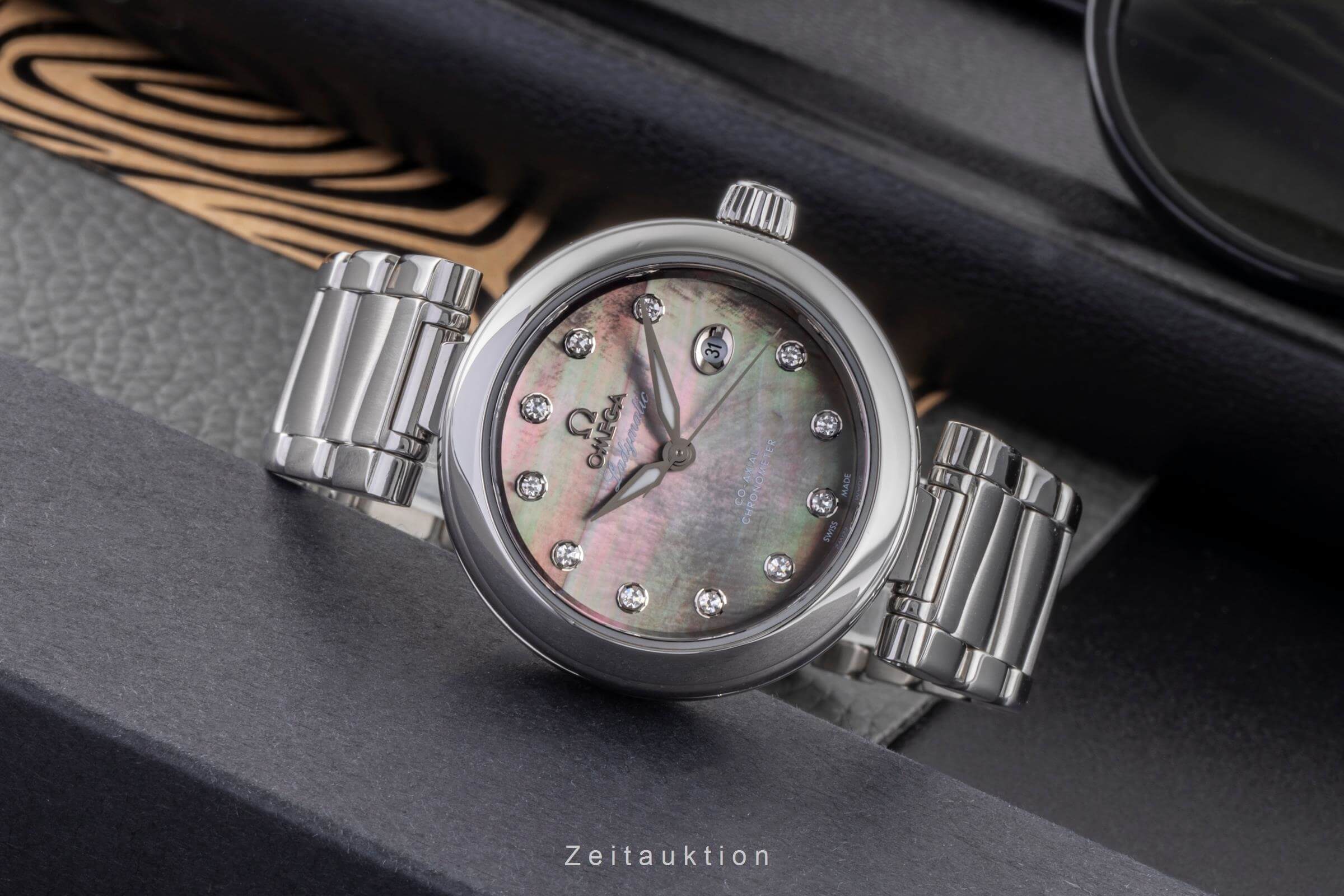 Omega Ladymatic steel automatic women's watch 425.30.34.20.57.004 LP: 9500EUR  [2500184] - Image 3