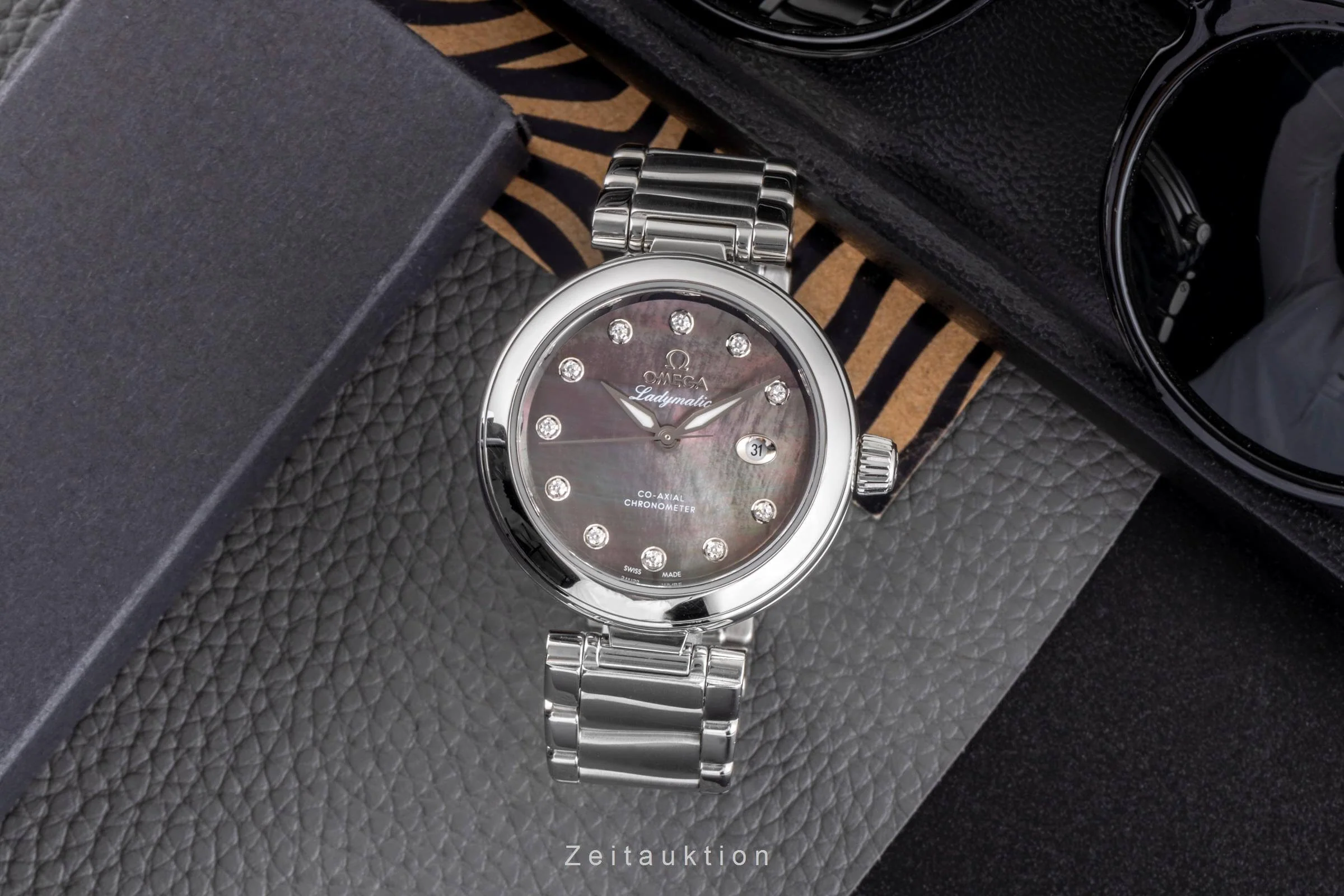 Omega Ladymatic steel automatic women's watch 425.30.34.20.57.004 LP: 9500EUR  [2500184] - Image 4