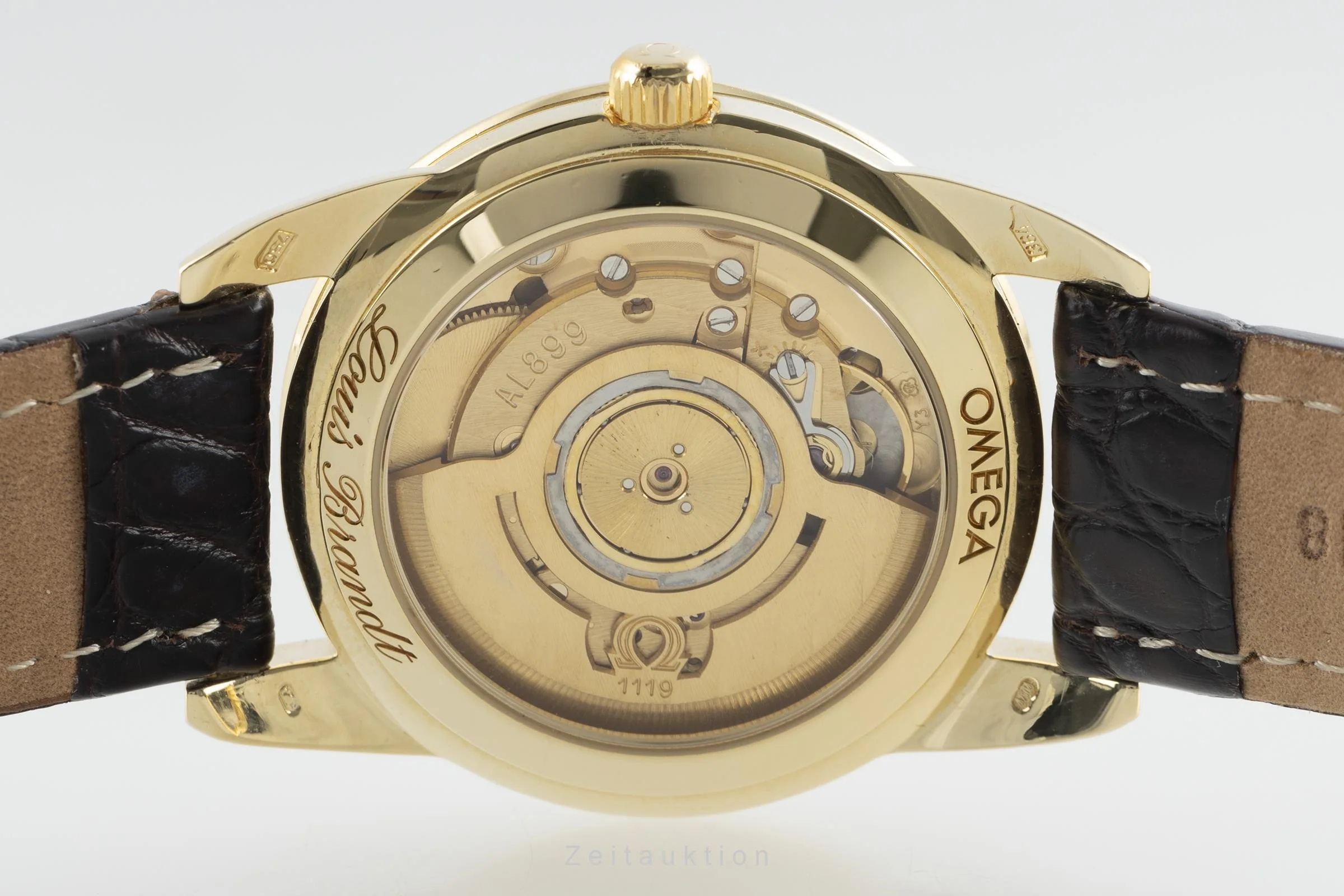 Omega Louis Brandt 18 ct gold automatic men's watch 166.0300 VP: 9900EUR  [2111037] - Image 12
