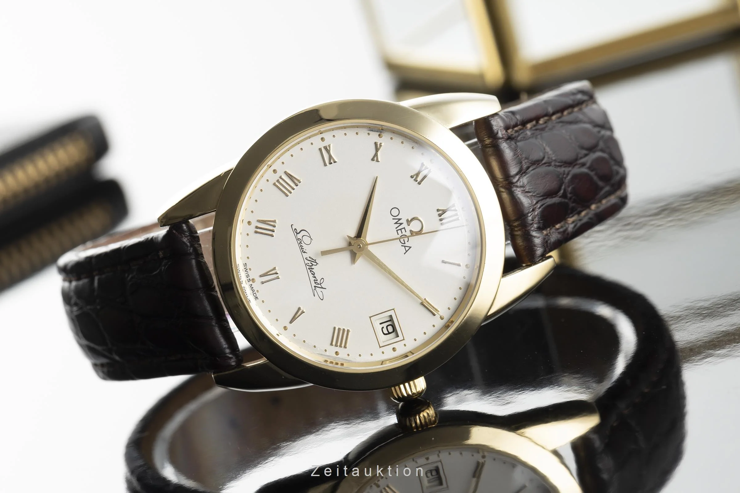 Omega Louis Brandt 18 ct gold automatic men's watch 166.0300 VP: 9900EUR  [2111037] - Image 2