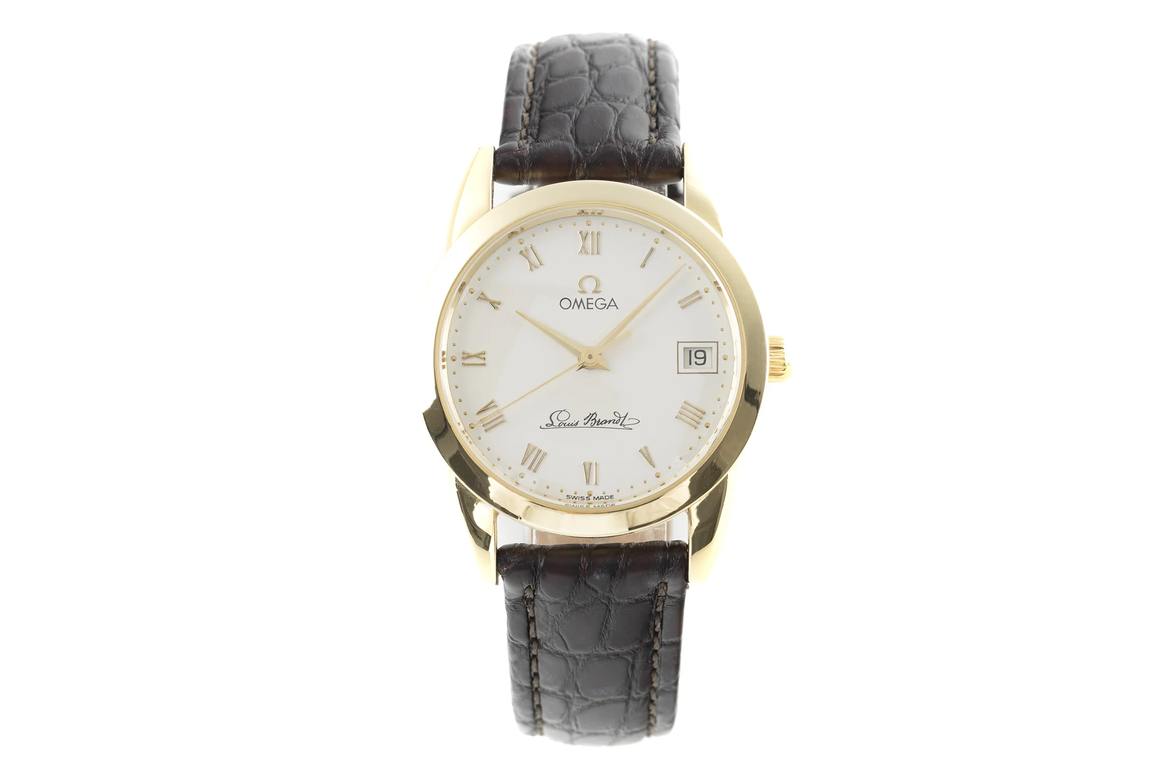 Omega Louis Brandt 18 ct gold automatic men's watch 166.0300 VP: 9900EUR  [2111037] - Image 4