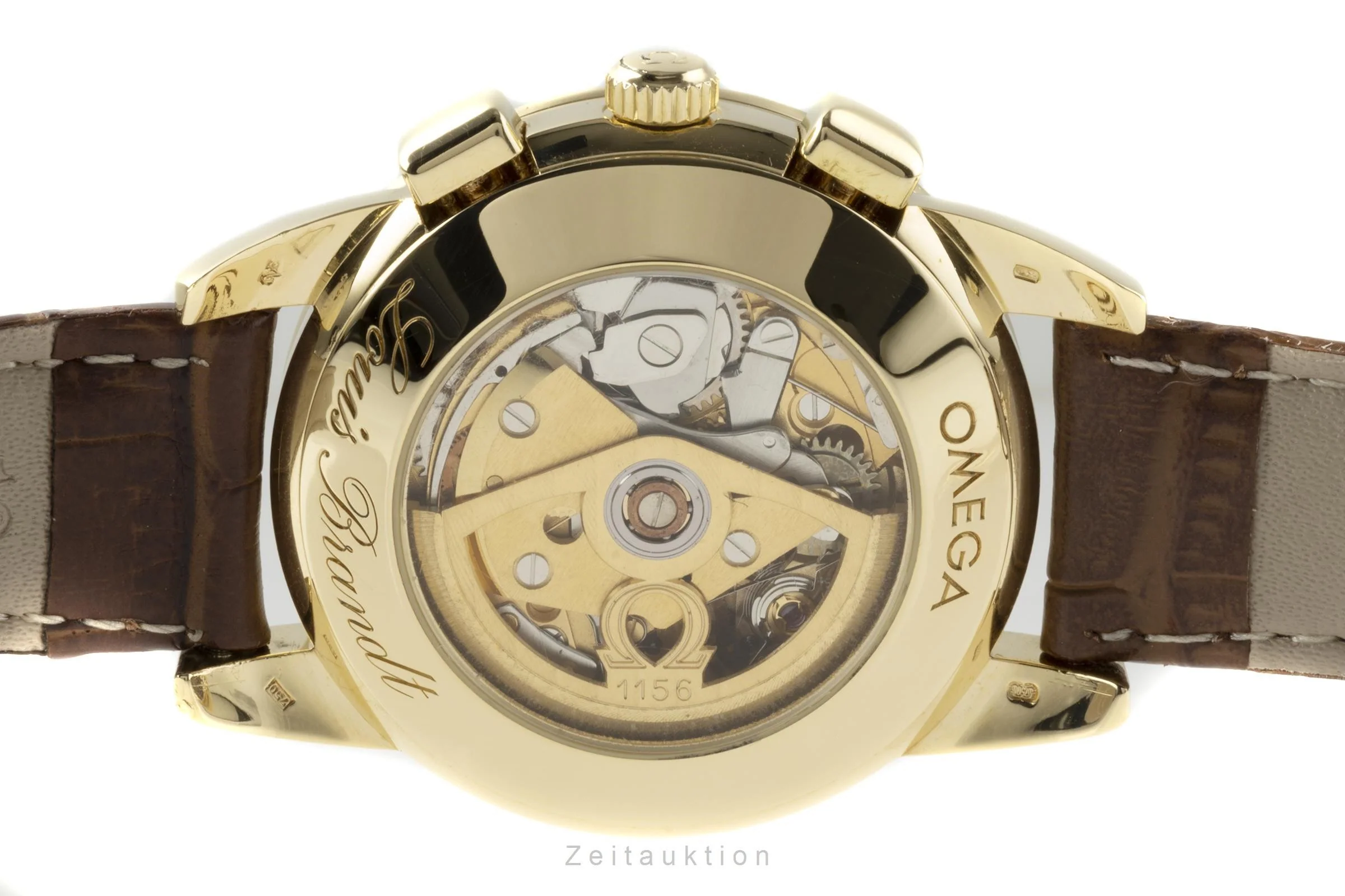 Omega Louis Brandt chronograph 18 ct gold automatic men's watch 5331.51.00, 175.0500  [2204376] - Image 12