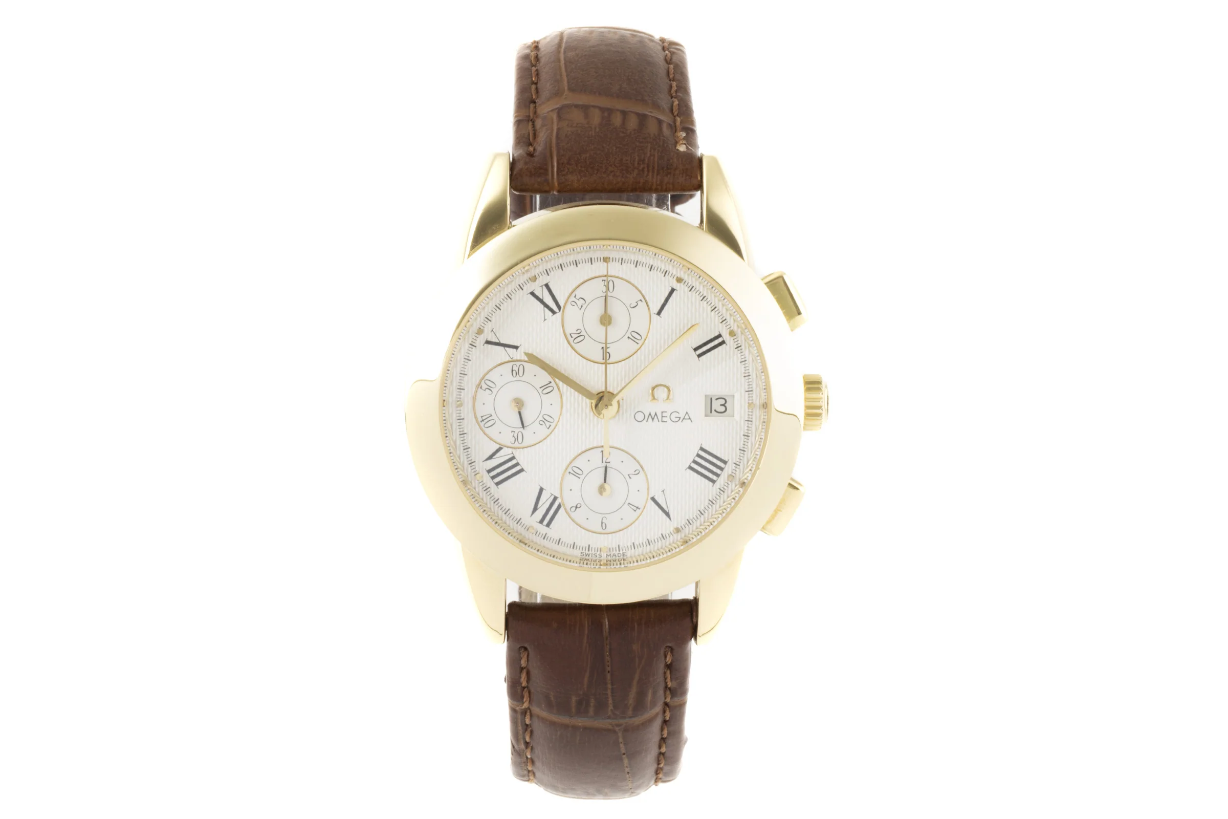 Omega Louis Brandt chronograph 18 ct gold automatic men's watch 5331.51.00, 175.0500  [2204376] - Image 4