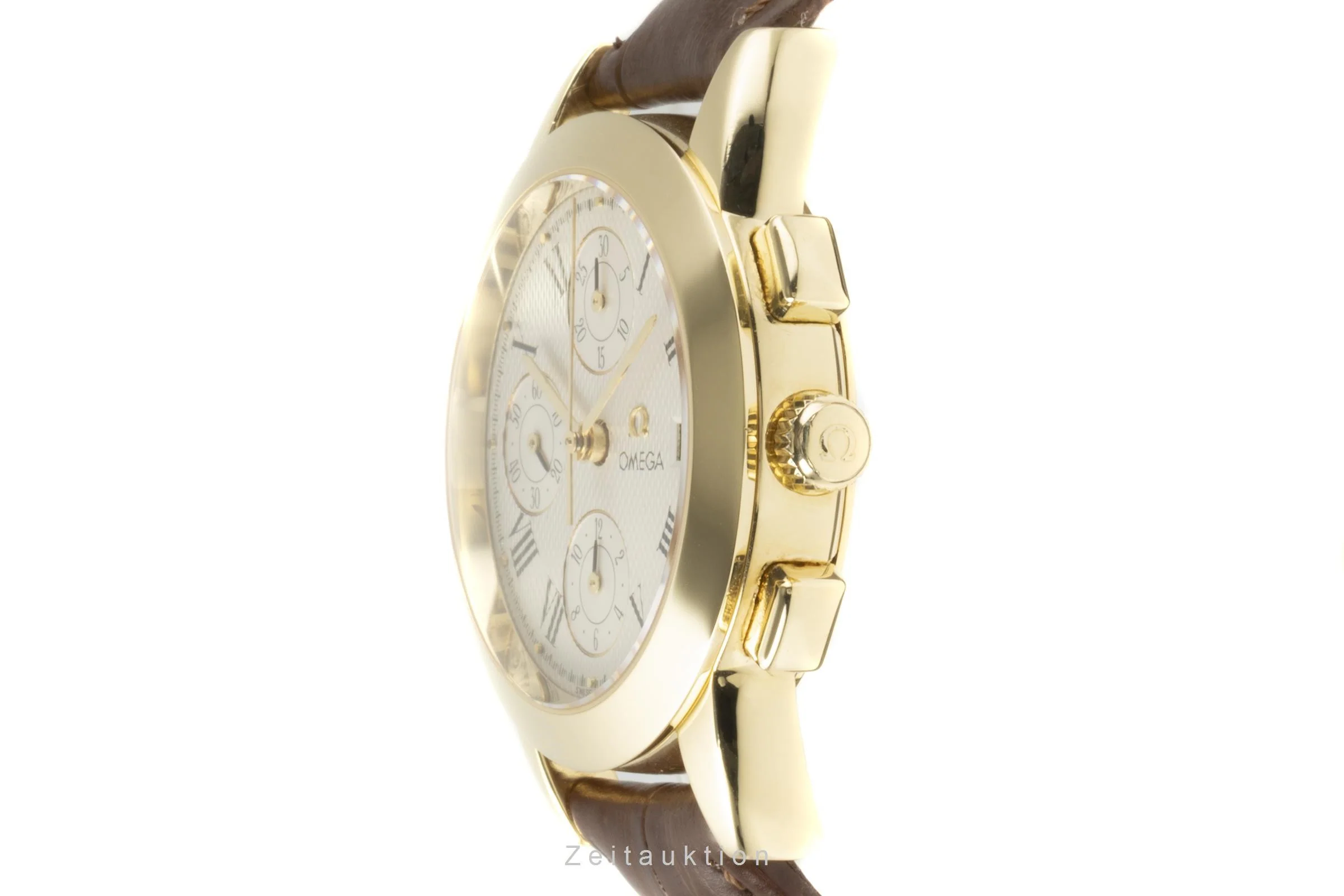 Omega Louis Brandt chronograph 18 ct gold automatic men's watch 5331.51.00, 175.0500  [2204376] - Image 6