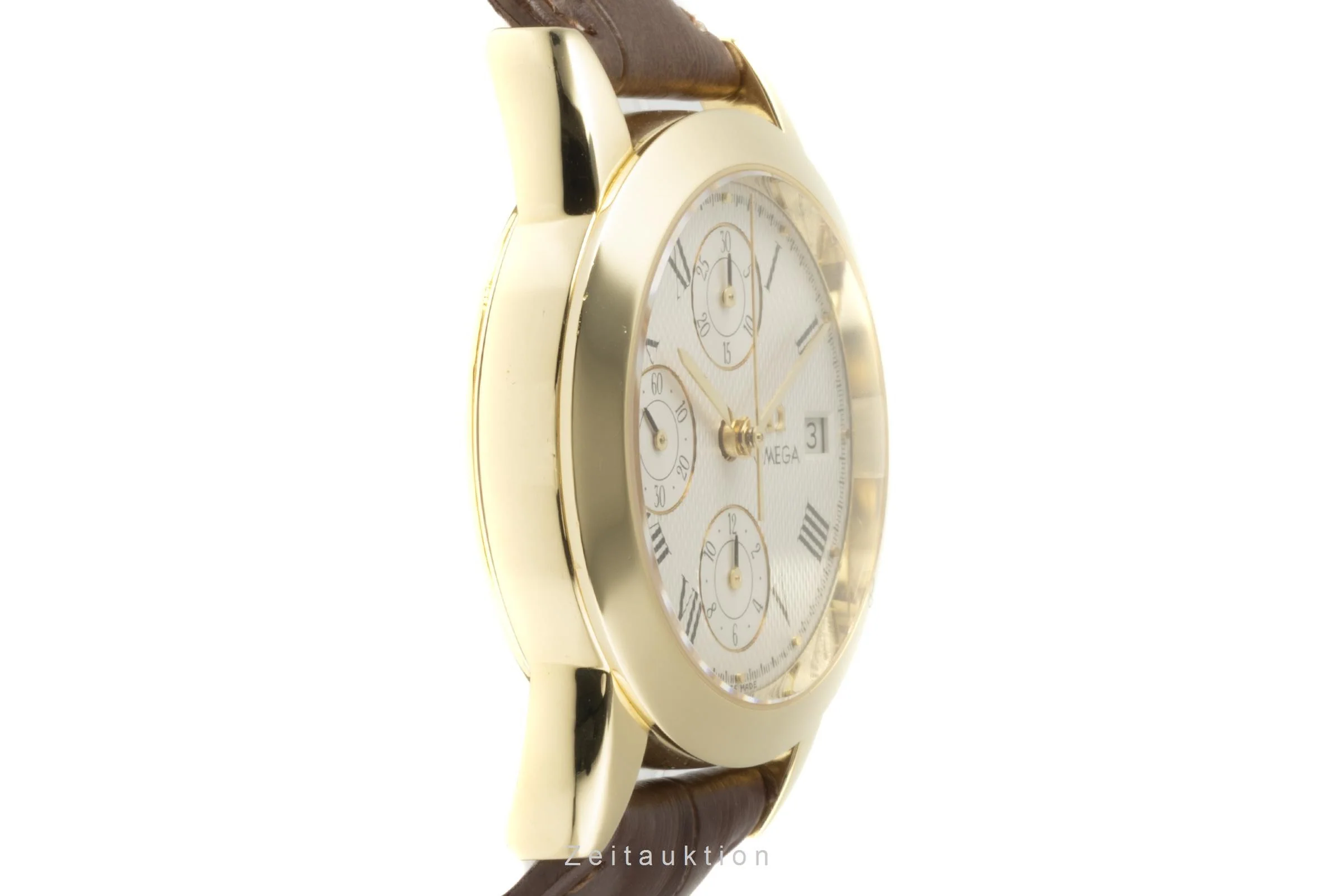 Omega Louis Brandt chronograph 18 ct gold automatic men's watch 5331.51.00, 175.0500  [2204376] - Image 7