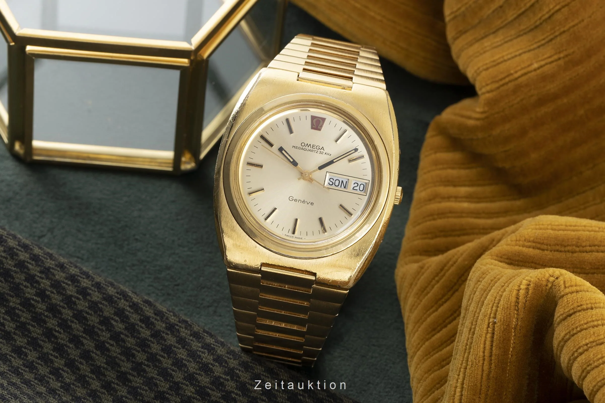 Omega Megaquartz gilt / steel quartz men's watch 196.0033, 396.0822  [2203028] - Image 3