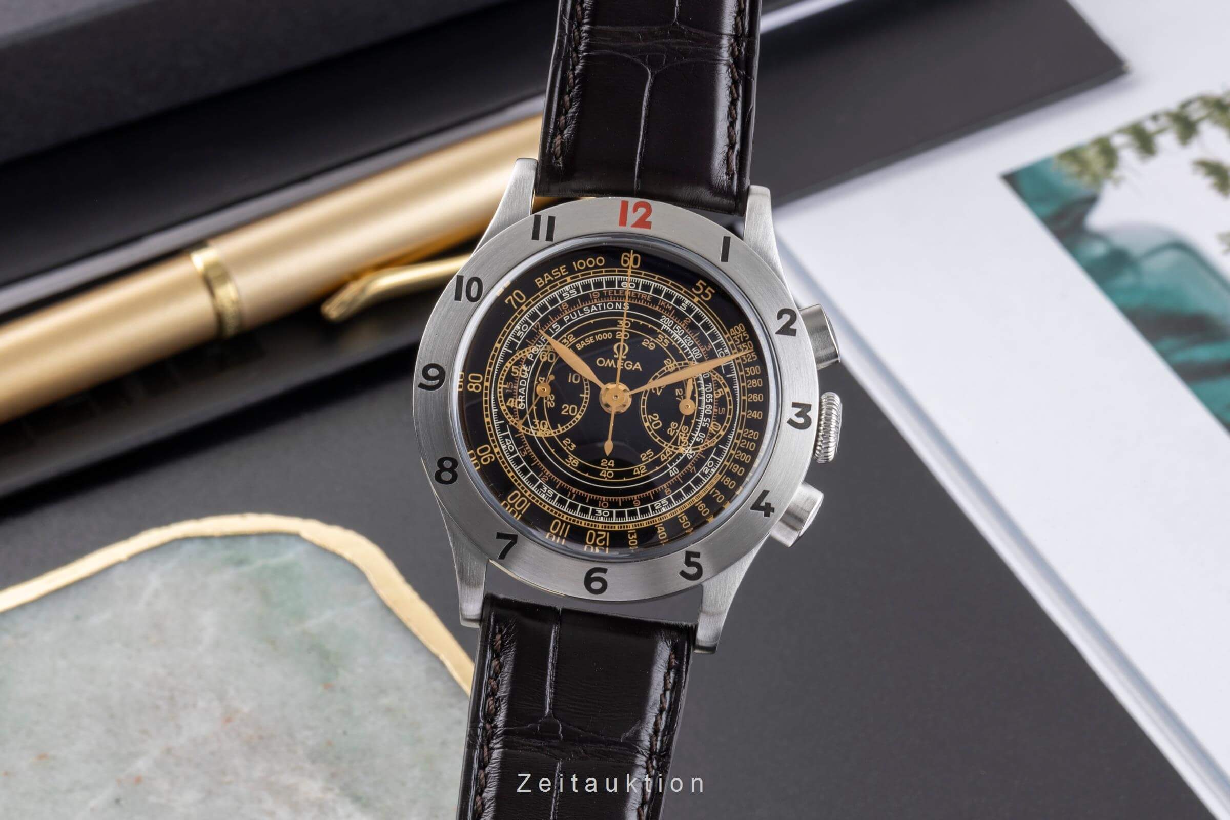 Omega Museum chronograph steel manual winding men's watch 5702.50.02 Limited  [2406404] - Image 2