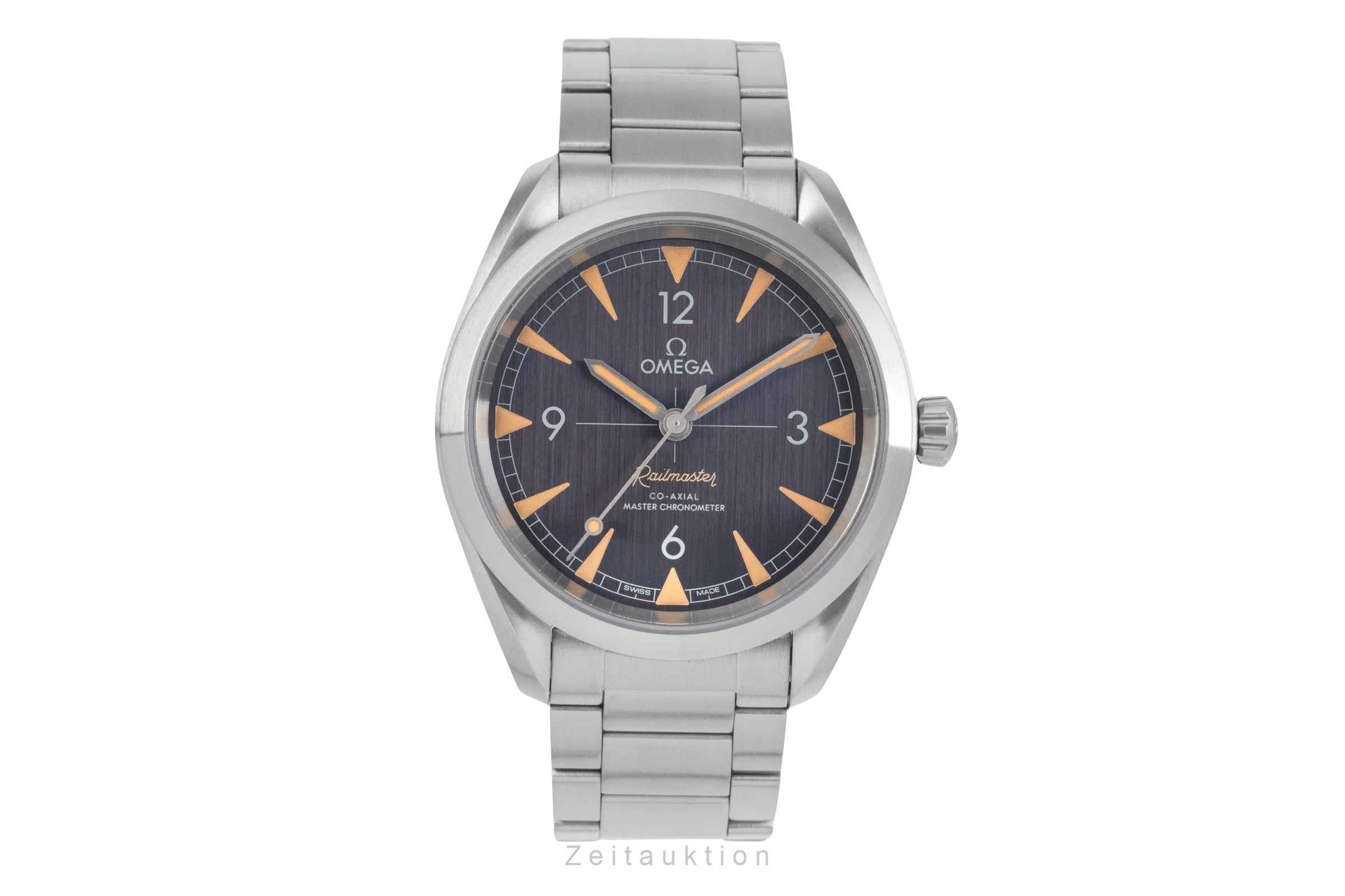 Omega Railmaster silver automatic men's watch 220.10.40.20.01.001 LP: 5400EUR  [2504320] - Image 5