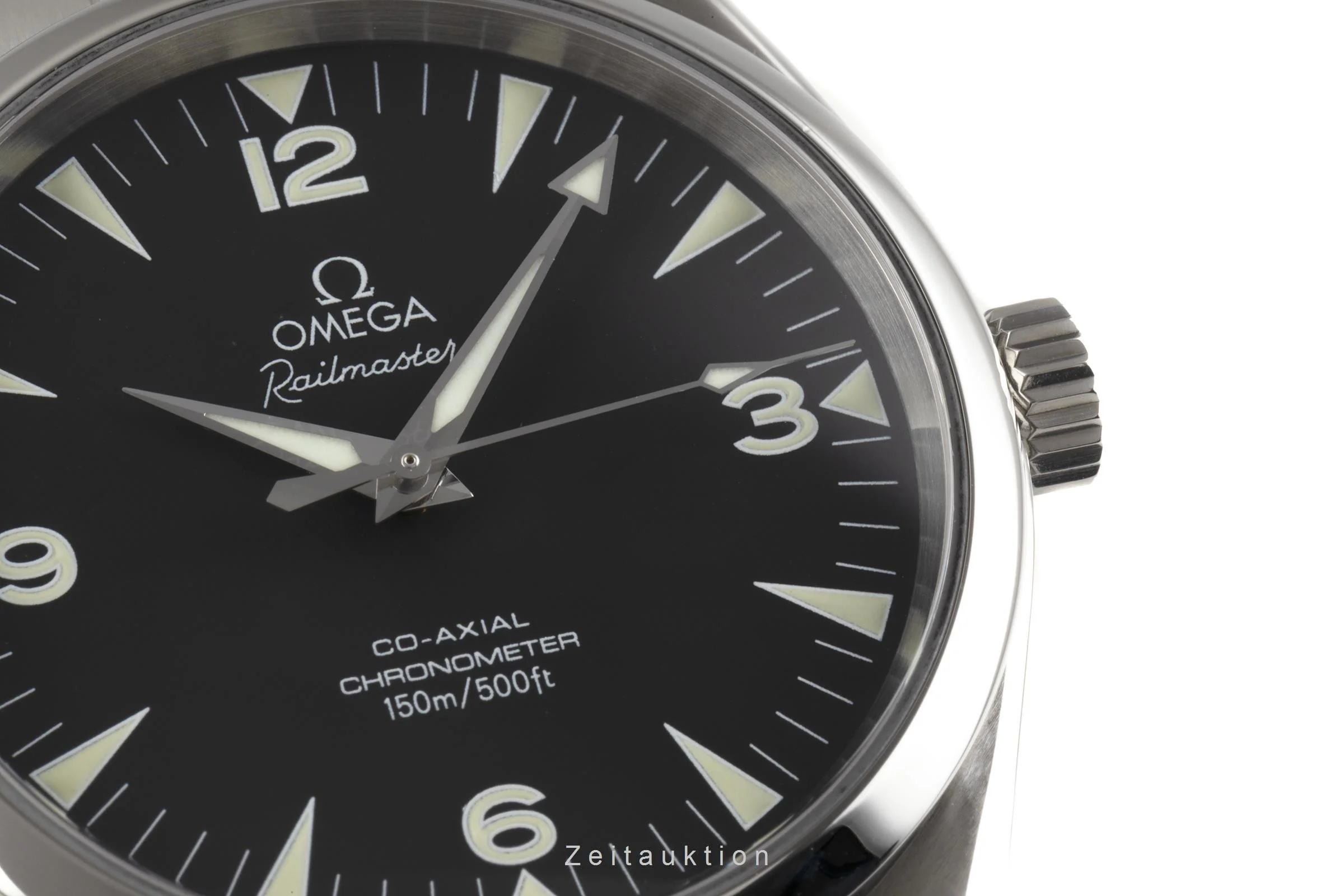 Omega Railmaster steel automatic men's watch 168.1110, 2502.52.00  [2202327] - Image 11