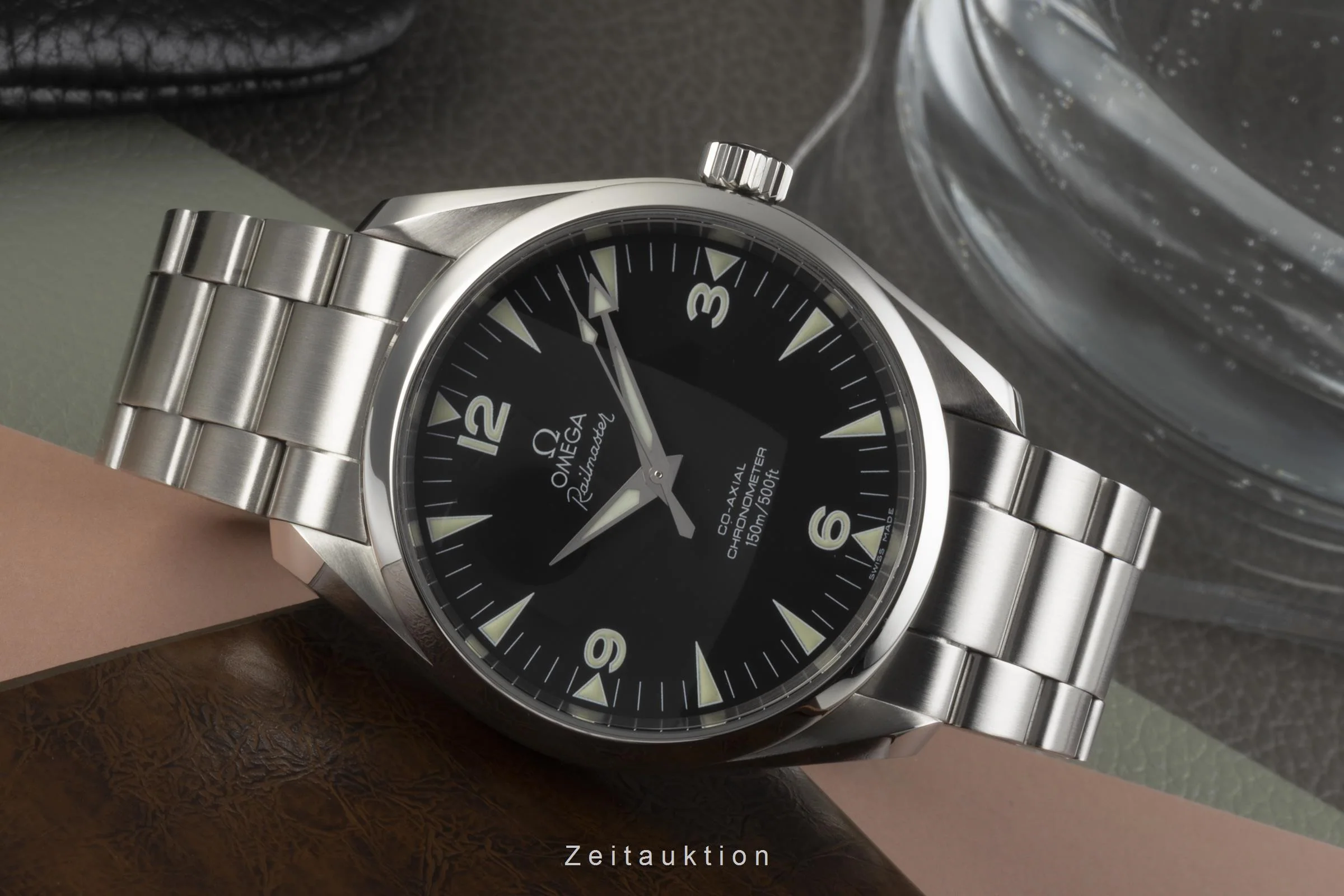 Omega Railmaster steel automatic men's watch 168.1110, 2502.52.00  [2202327] - Image 2