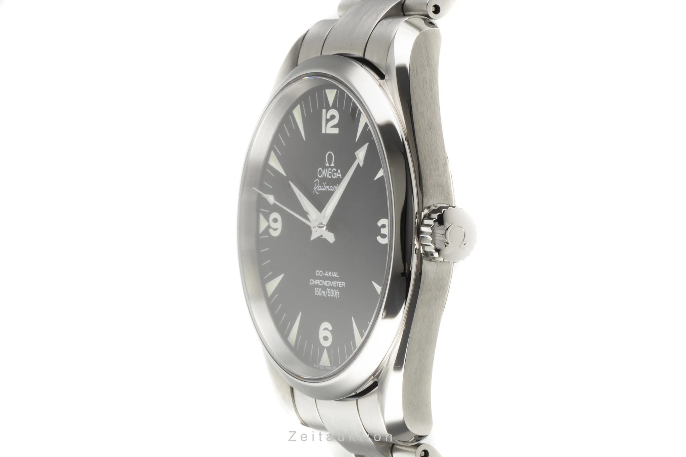 Omega Railmaster steel automatic men's watch 168.1110, 2502.52.00  [2202327] - Image 6