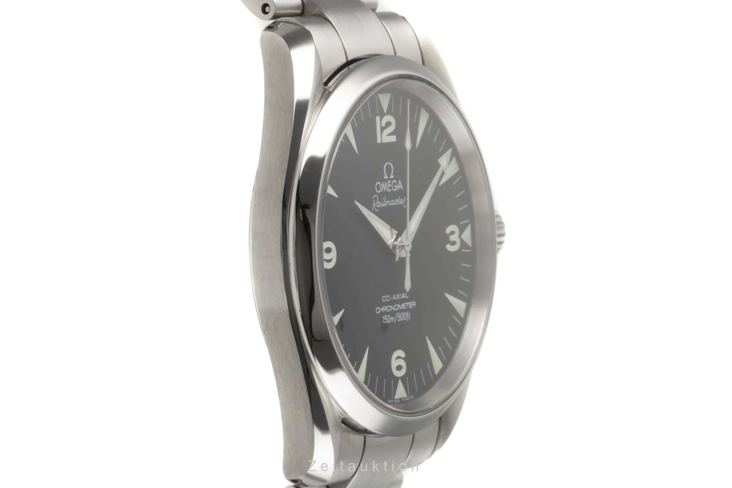 Omega Railmaster steel automatic men's watch 168.1110, 2502.52.00  [2202327] - Image 7