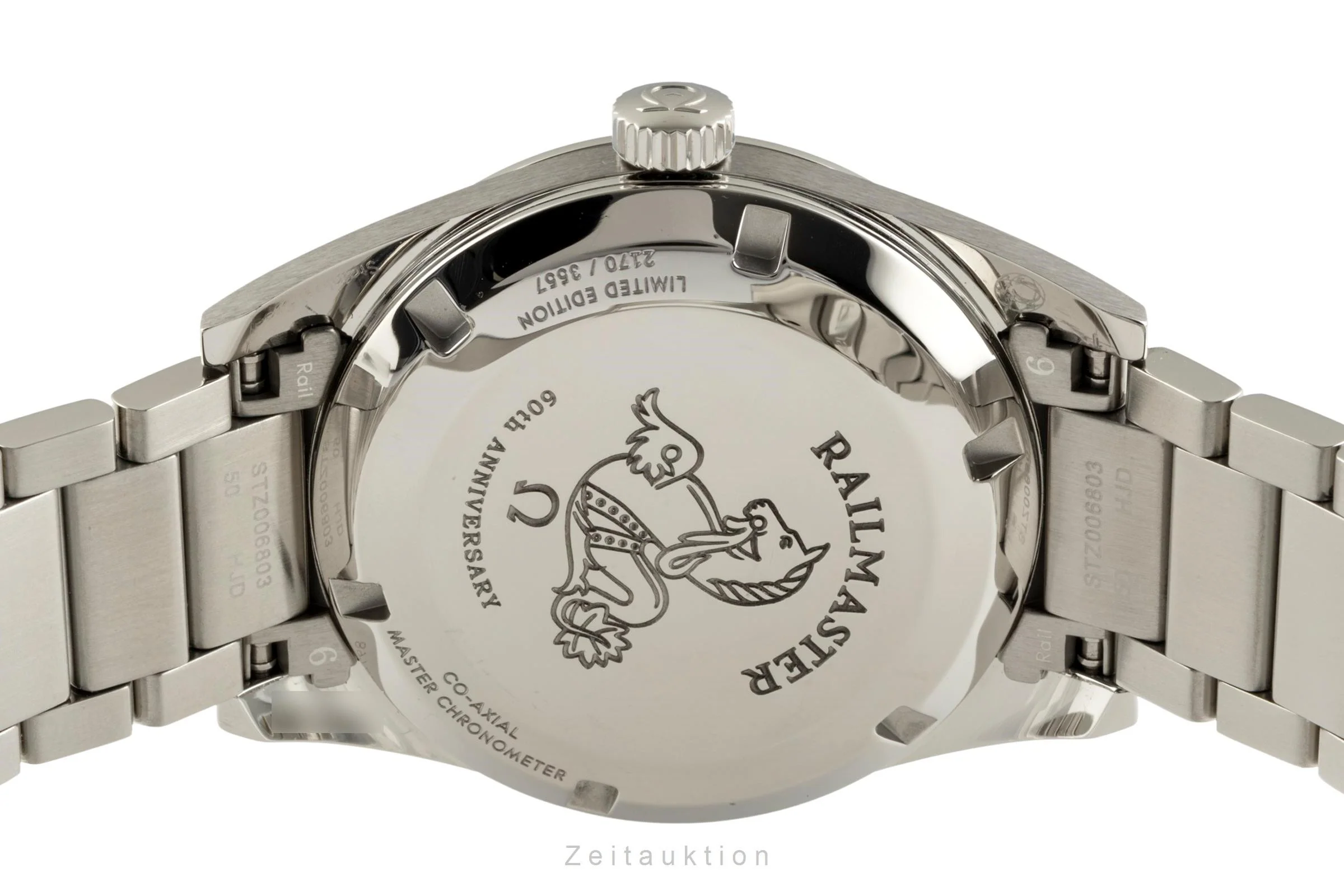 Omega Railmaster steel automatic men's watch 220.10.38.20.01.002 LP: 8200EUR  [2400026] - Image 11