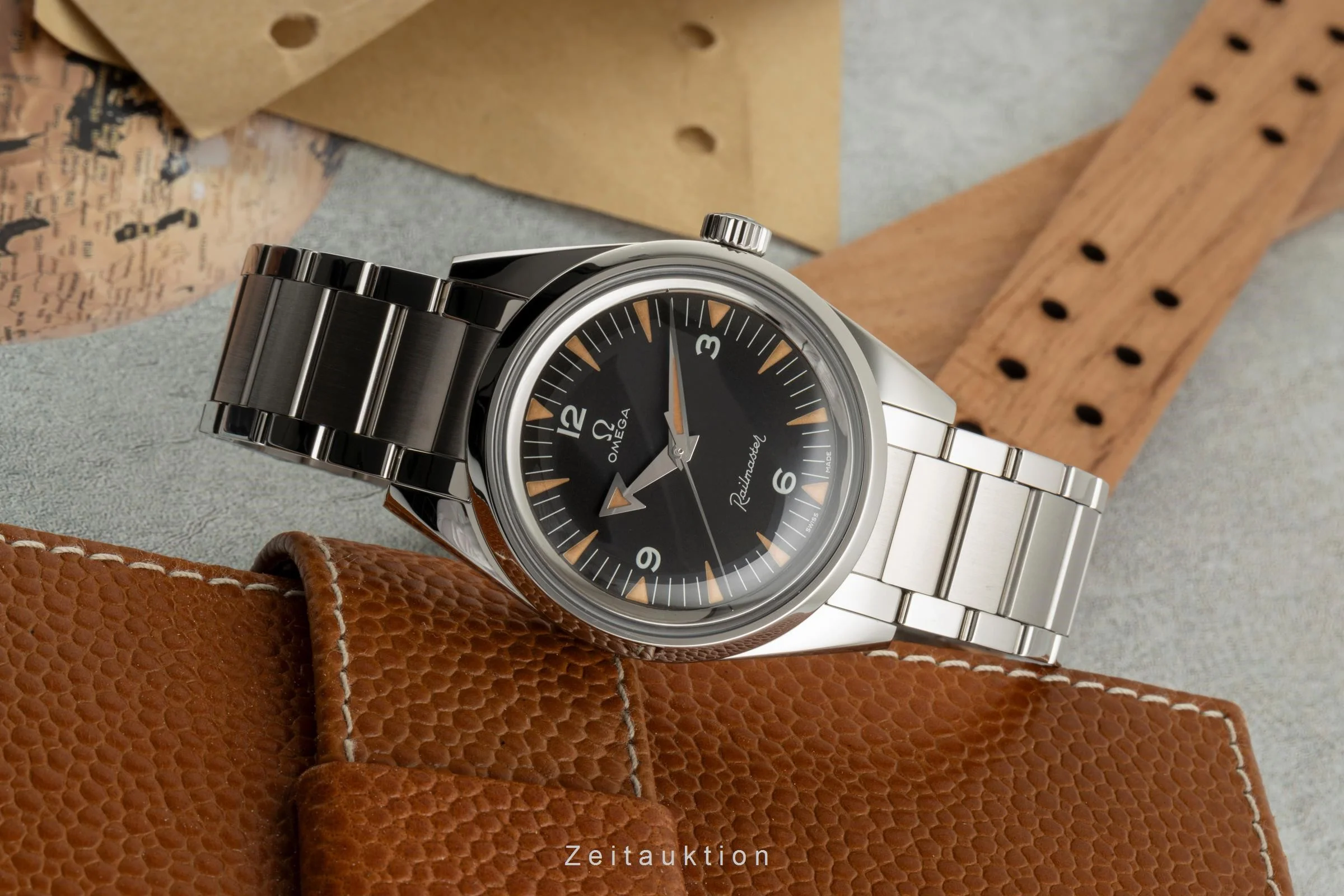 Omega Railmaster steel automatic men's watch 220.10.38.20.01.002 LP: 8200EUR  [2400026] - Image 2