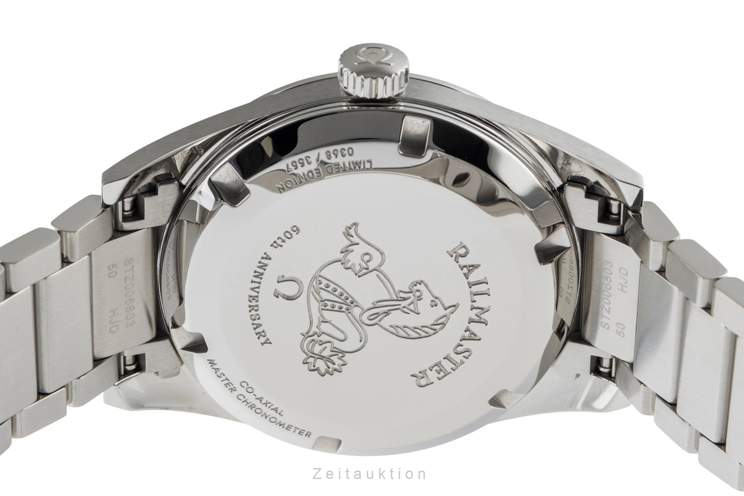 Omega Railmaster steel automatic men's watch 220.10.38.20.01.002 LP: 8200EUR Limited  [2503924] - Image 11