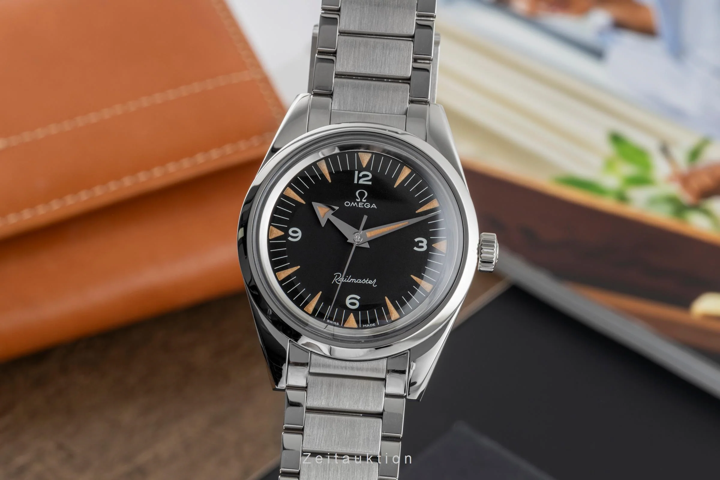 Omega Railmaster steel automatic men's watch 220.10.38.20.01.002 LP: 8200EUR Limited  [2503924] - Image 2