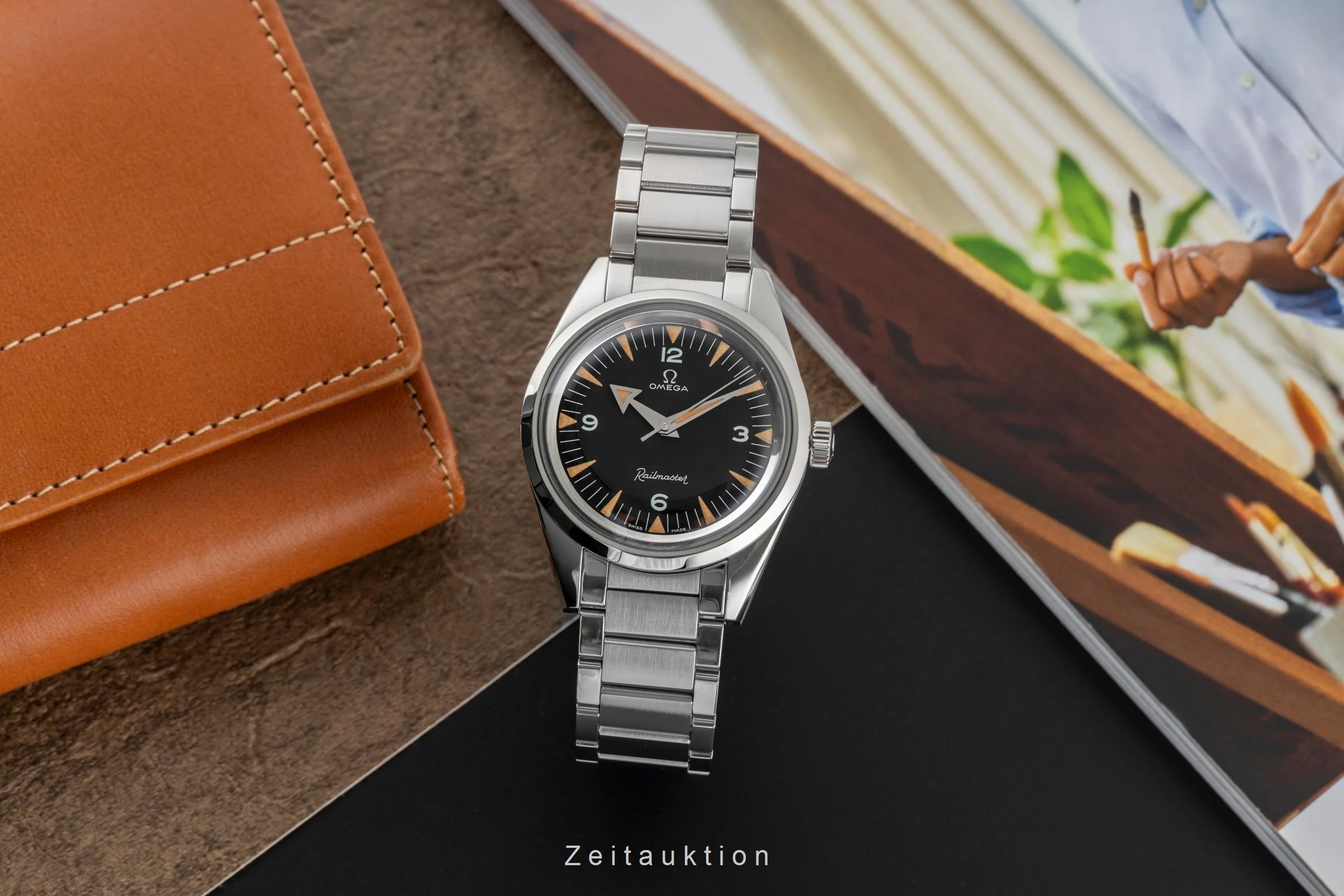 Omega Railmaster steel automatic men's watch 220.10.38.20.01.002 LP: 8200EUR Limited  [2503924] - Image 4